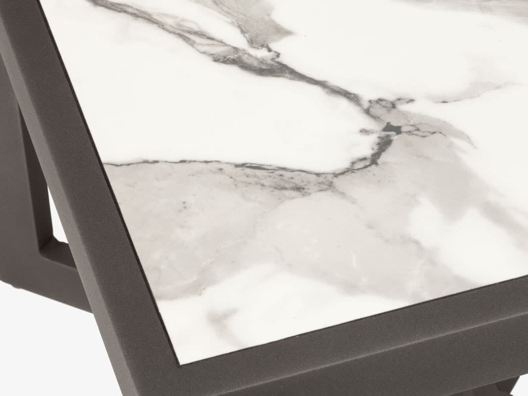 Decoscape Iconic Aluminum Large Square Side Table