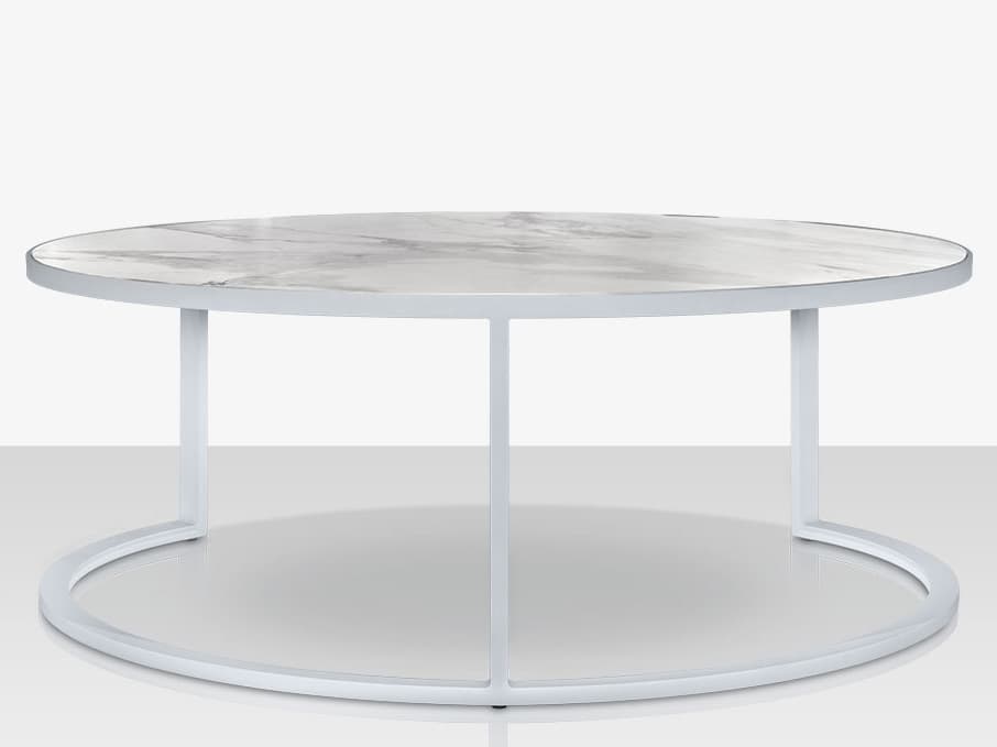 Decoscape Iconic Aluminum Round Nesting Table