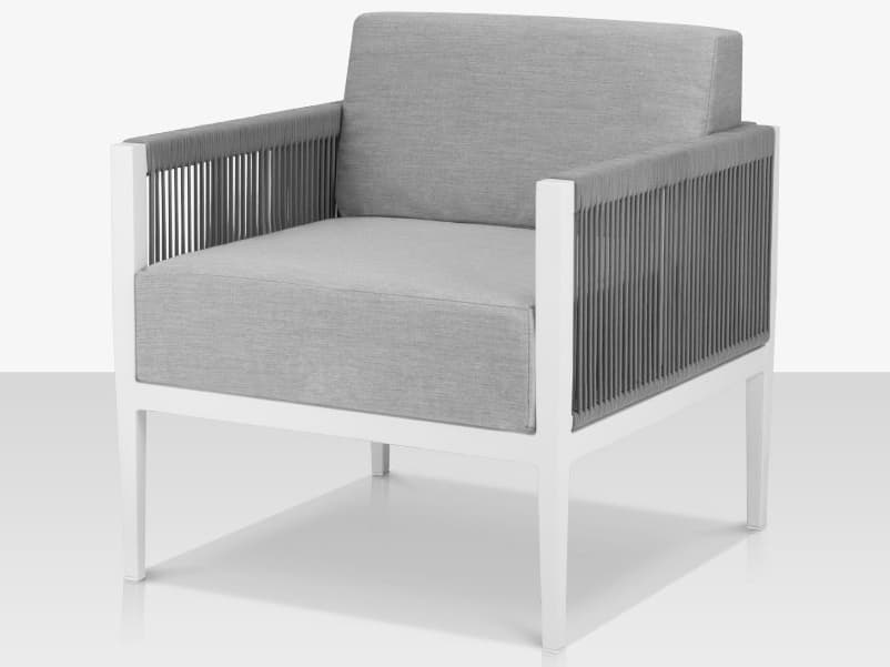 Decoscape Skye Quick Ship Aluminum Lounge Chair - Style 2