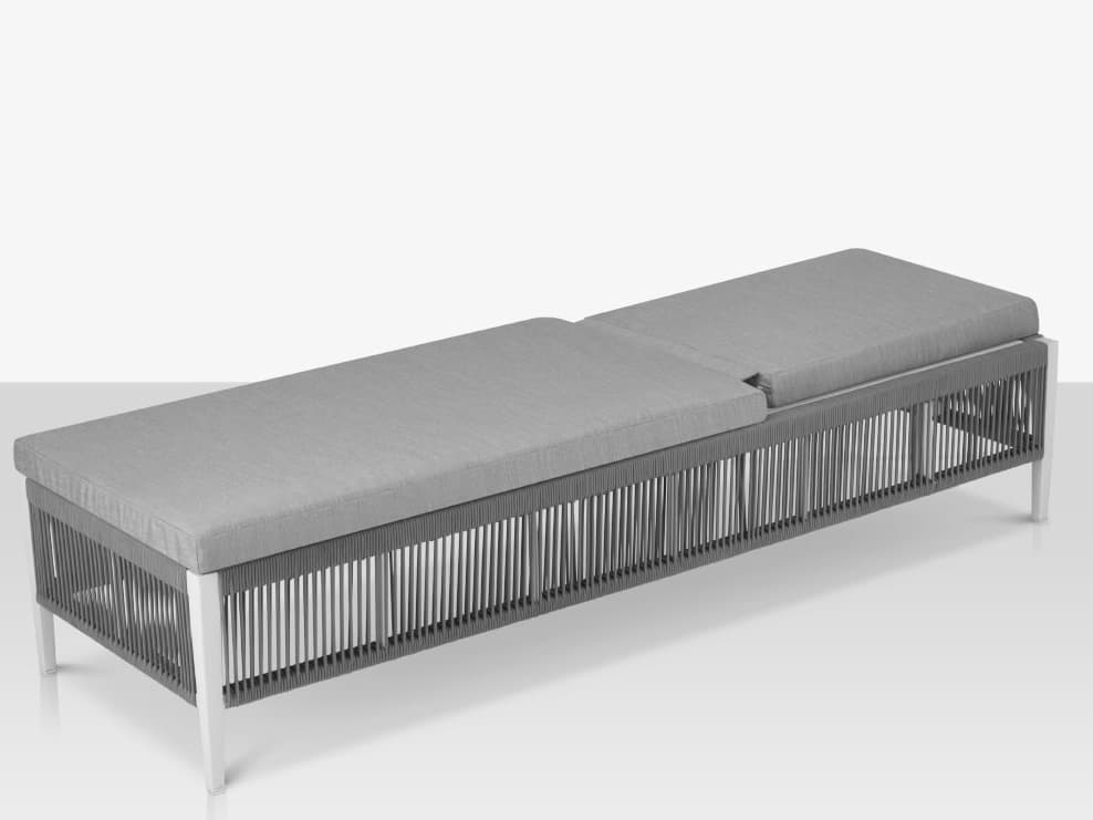 Decoscape Skye Aluminum Armless Chaise Lounge
