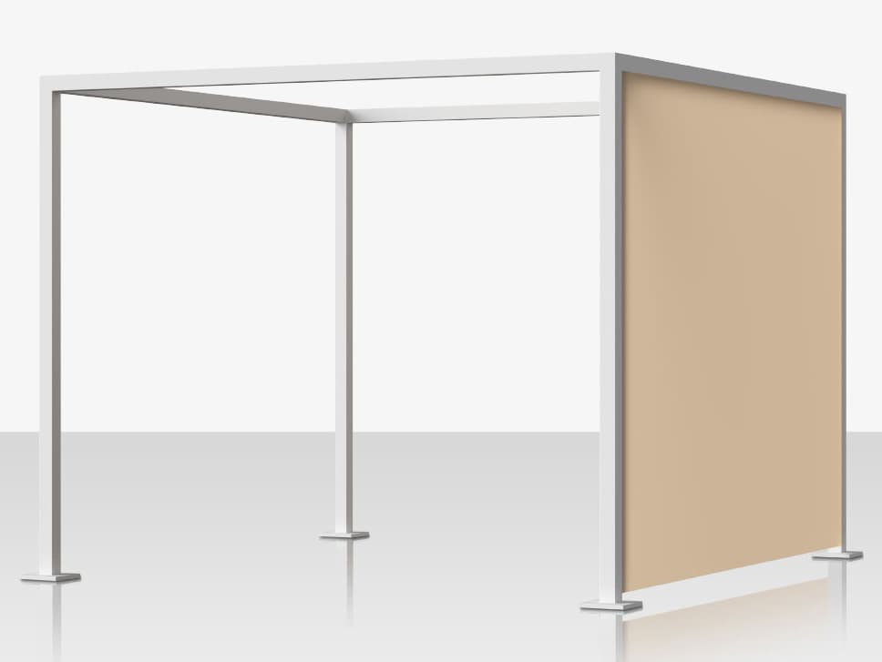 Decoscape Breeze Cabana 8' Sling Right Side Privacy Panel