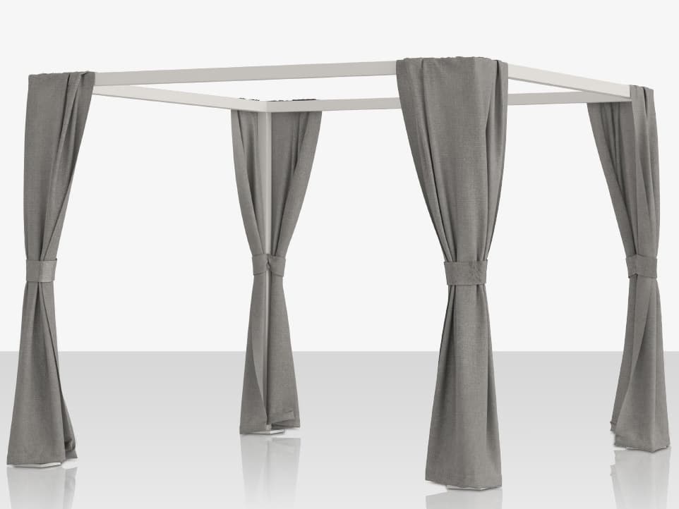 Decoscape Breeze Cabana 10' Decorative Corner Curtain - Non-Functional