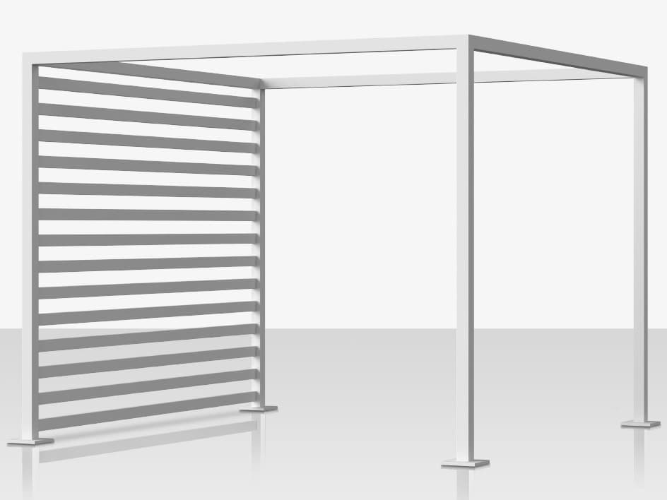 Decoscape Breeze Cabana 8' Aluminum Slats - Left Side