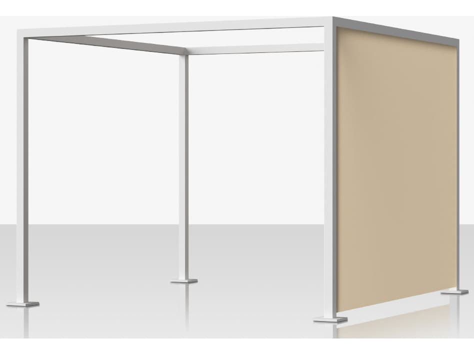 Decoscape Breeze Cabana 15' x 10' Optional Aluminum Slats - Right Side