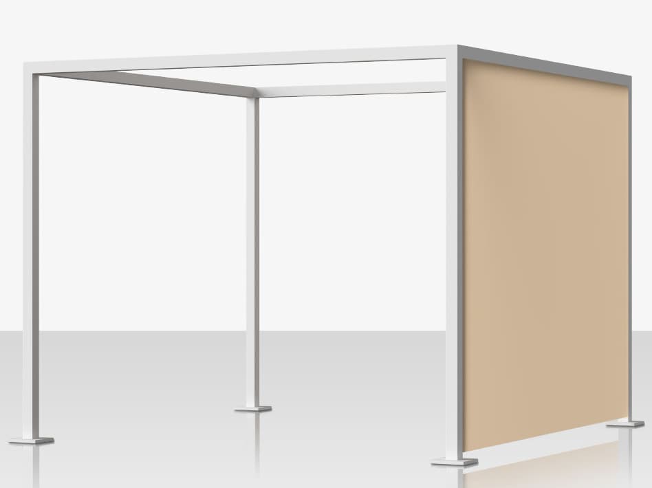 Decoscape Breeze Cabana 15' Aluminum Slats Right Side