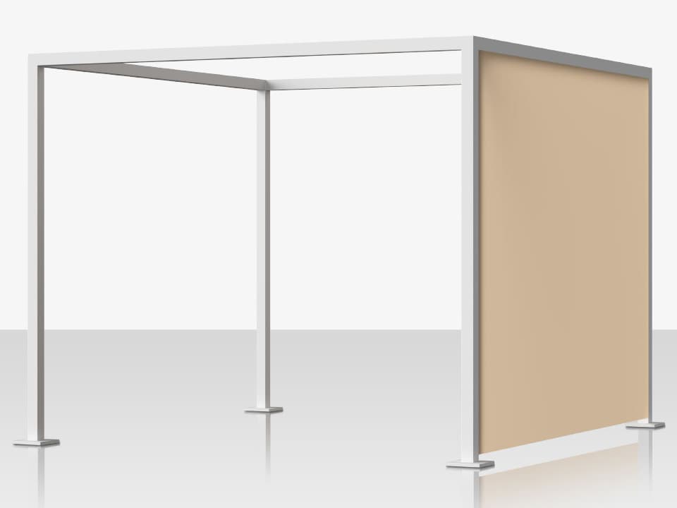 Decoscape Breeze Cabana 10' Sling Right Side Privacy Panel