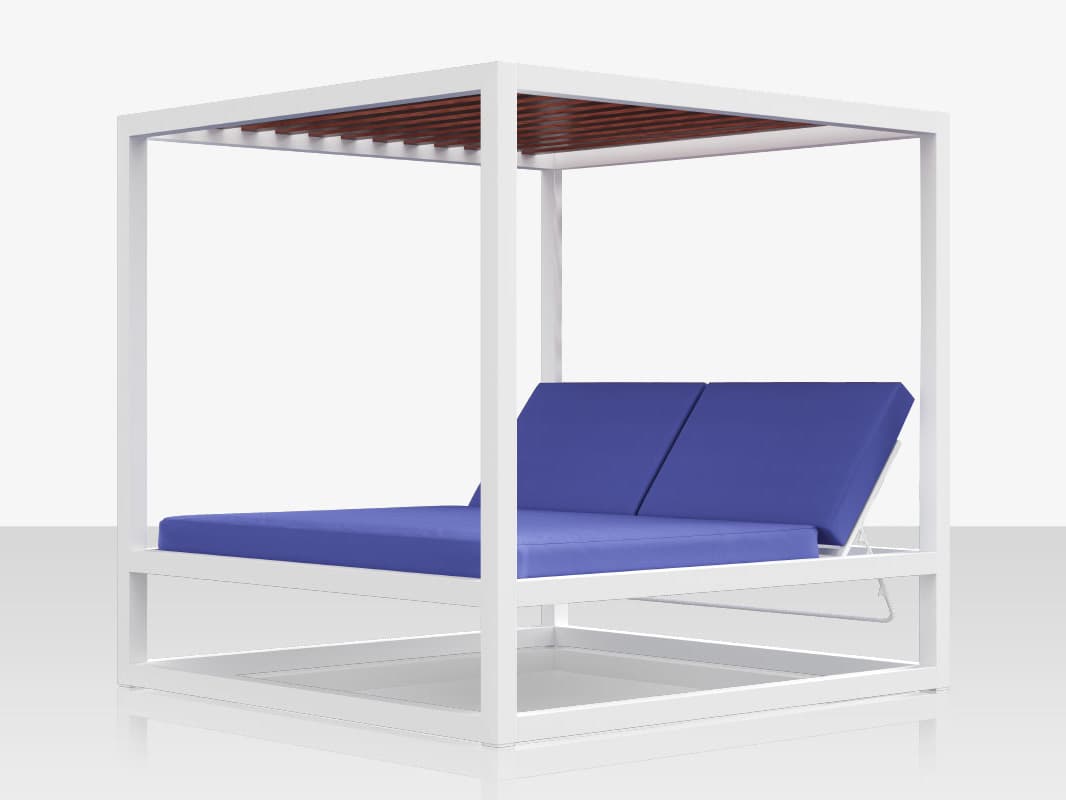 Decoscape Breeze Daybed Top Aluminum Wood Grain Slats