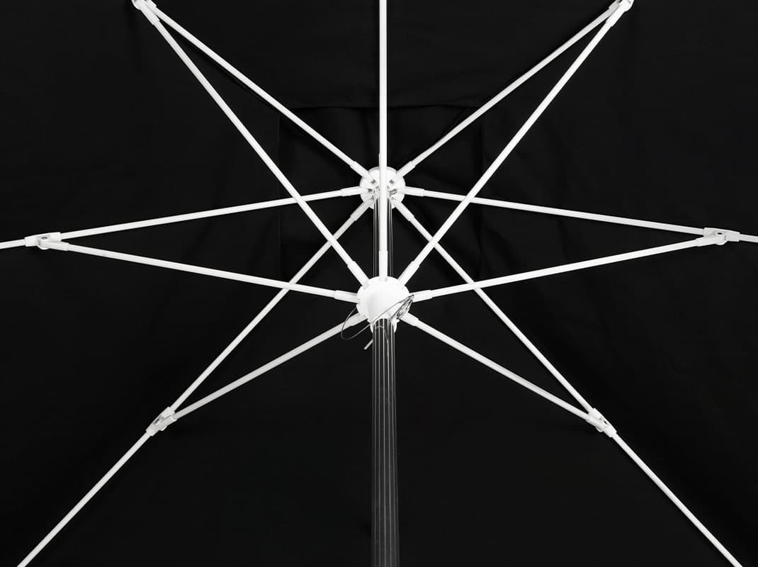 Decoscape 8 Foot Square Single Vented Push-Up Lift Umbrella