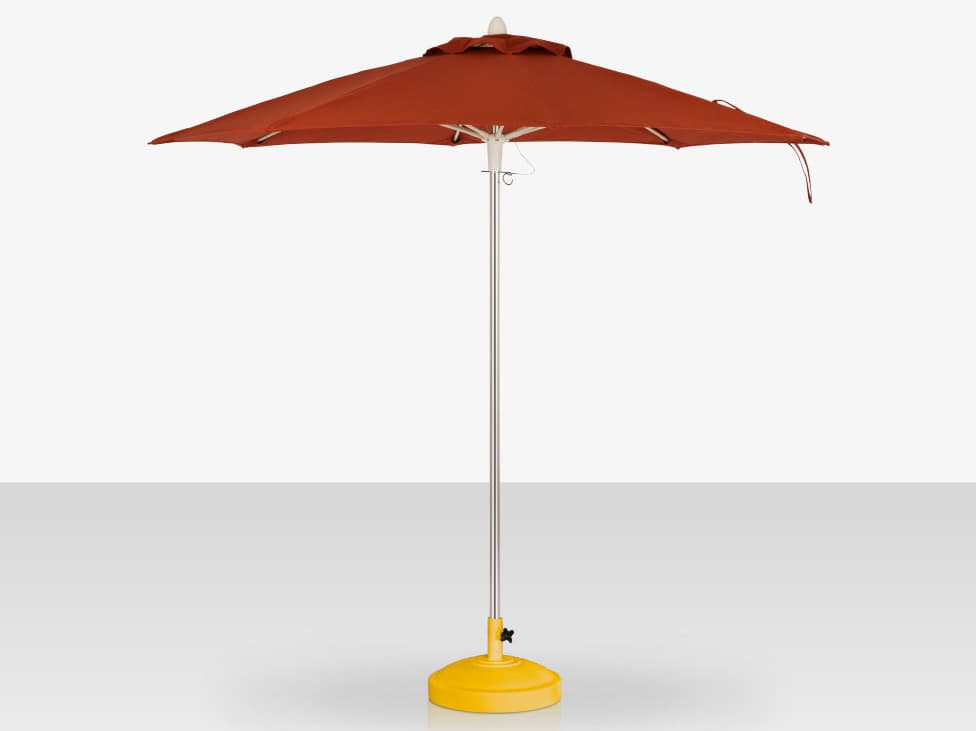 Decoscape 8 Foot Round Single Vented Push Up Lift Umbrella