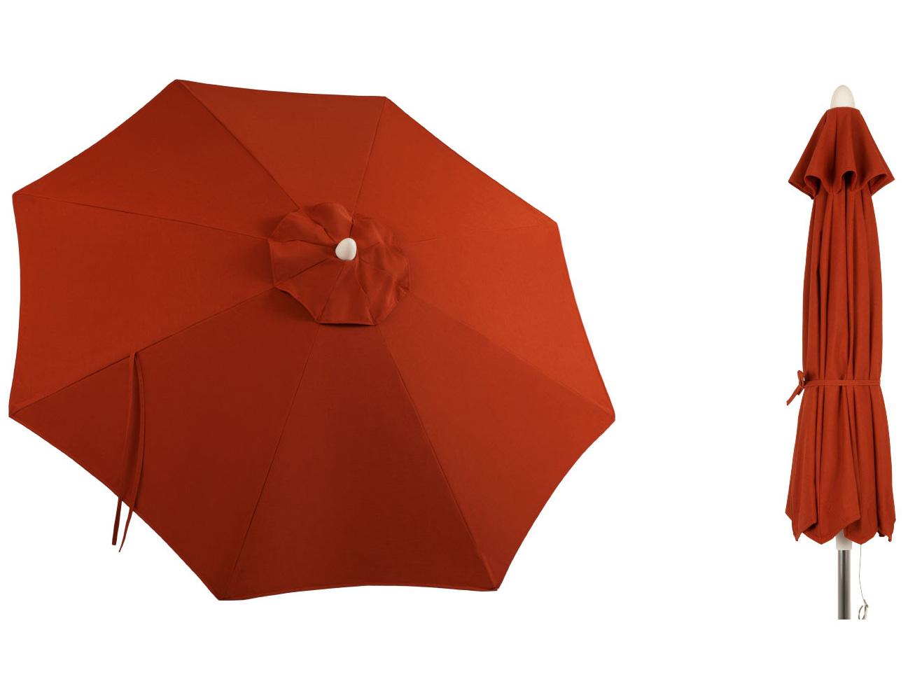 Decoscape 8 Foot Round Single Vented Push Up Lift Umbrella