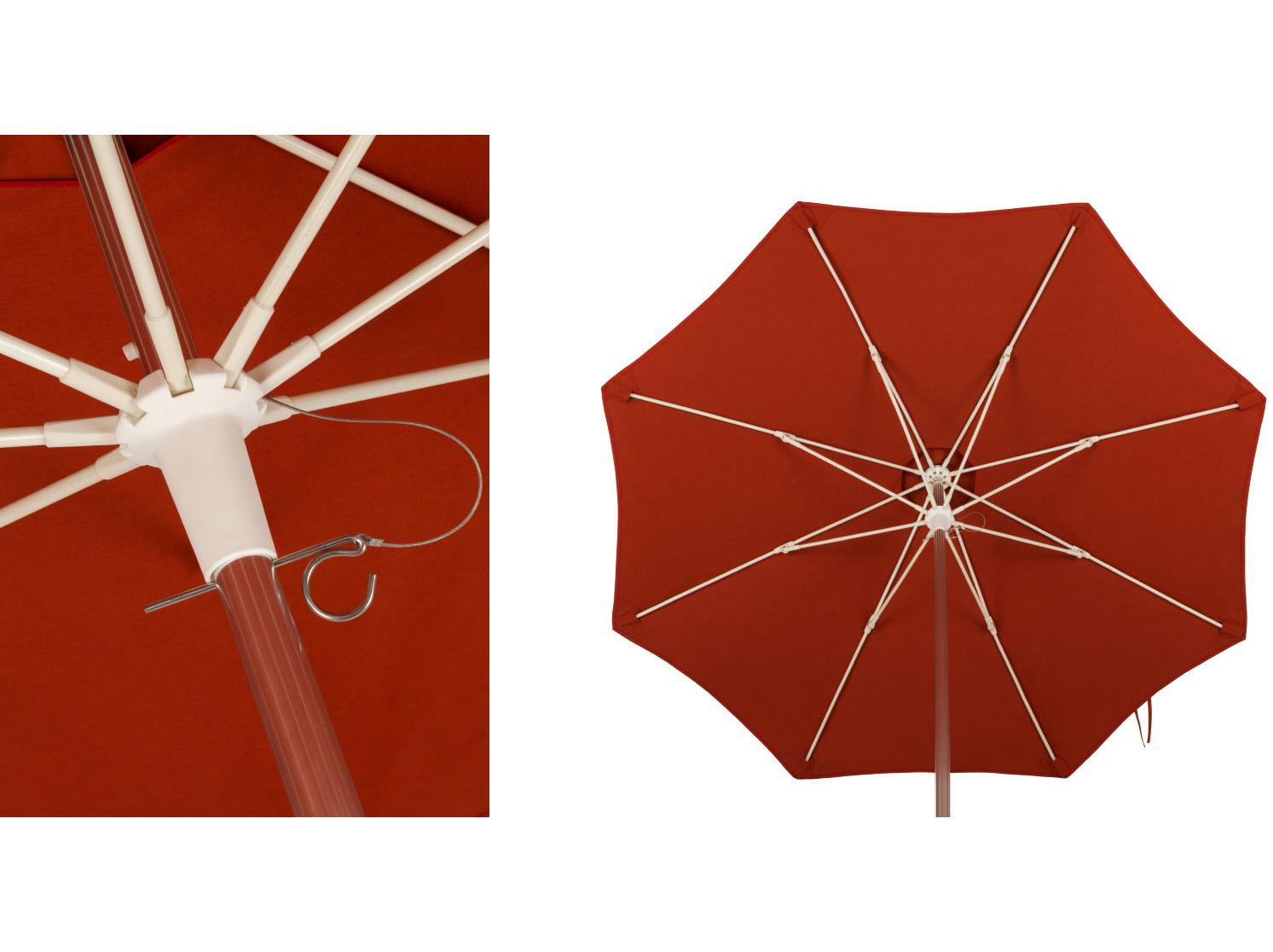 Decoscape 8 Foot Round Single Vented Push Up Lift Umbrella
