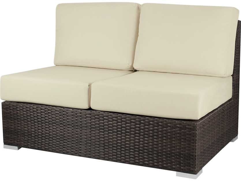 Decoscape Lucaya Wicker Modular Loveseat