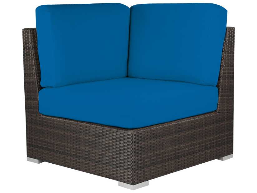 Decoscape Lucaya Wicker Square Corner Lounge Chair
