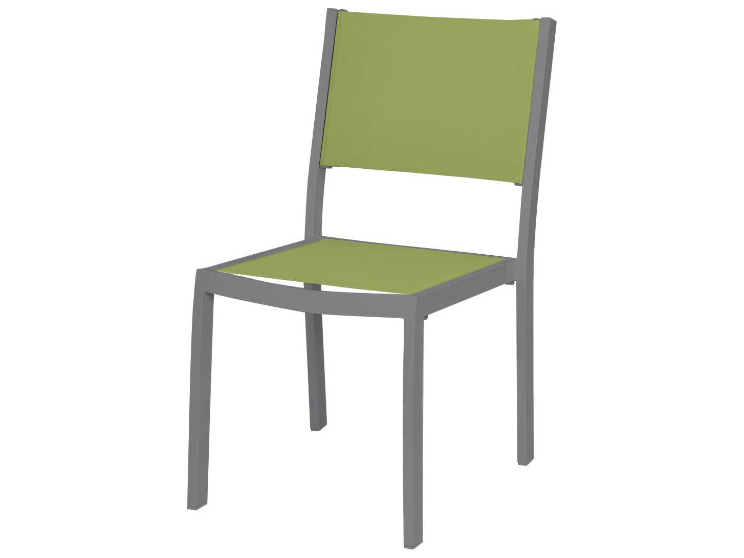 Decoscape Fusion Sling Aluminum Stackable Dining Side Chair