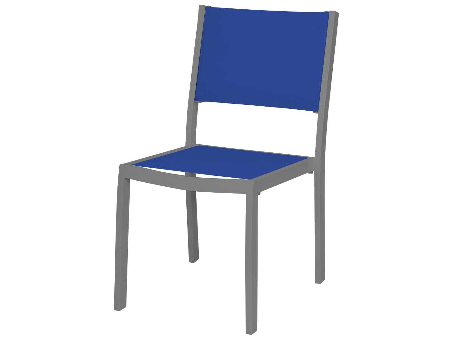 Decoscape Fusion Sling Aluminum Stackable Dining Side Chair