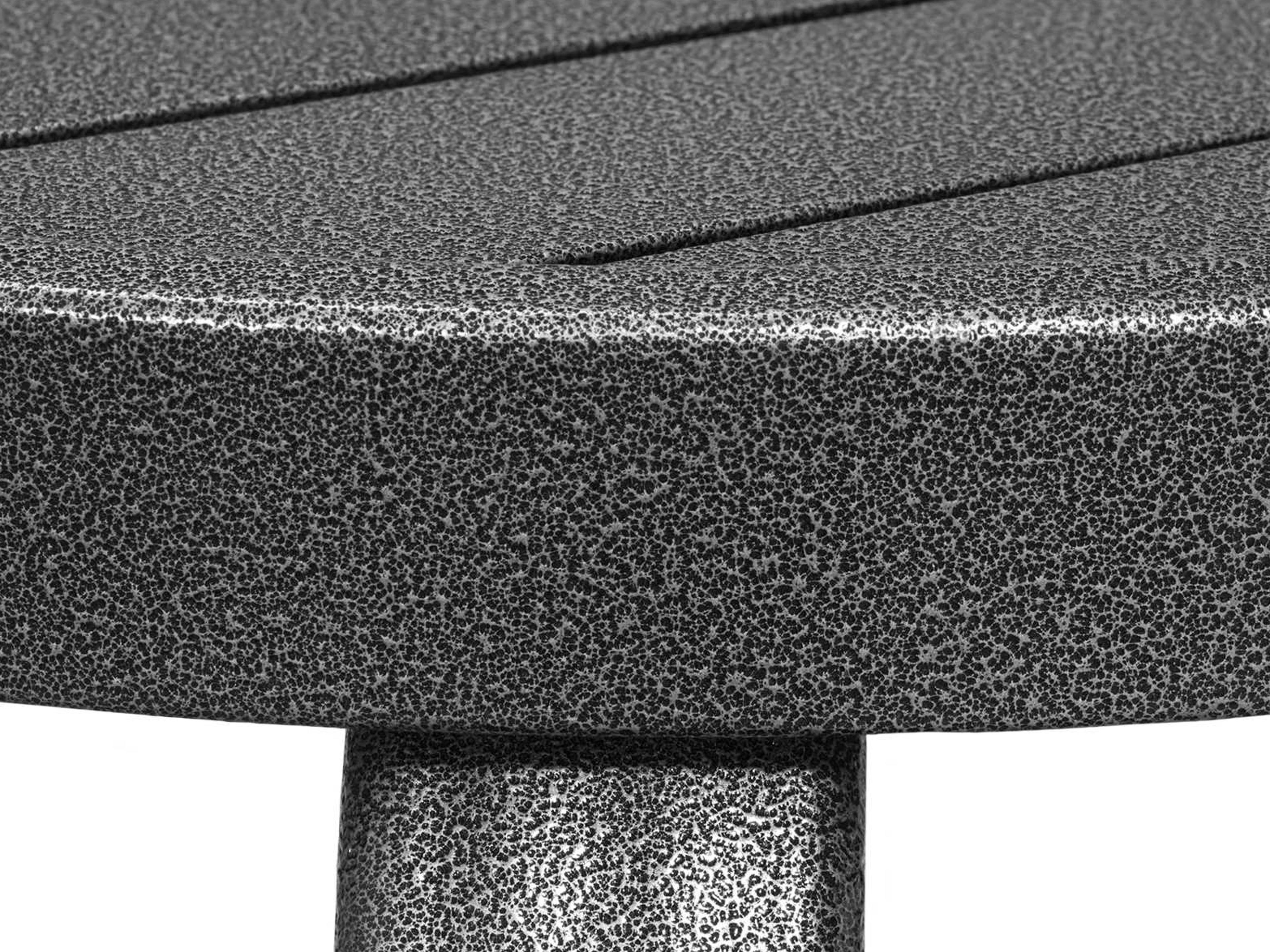 Decoscape Atlantic Aluminum Round Slatted Top End Table