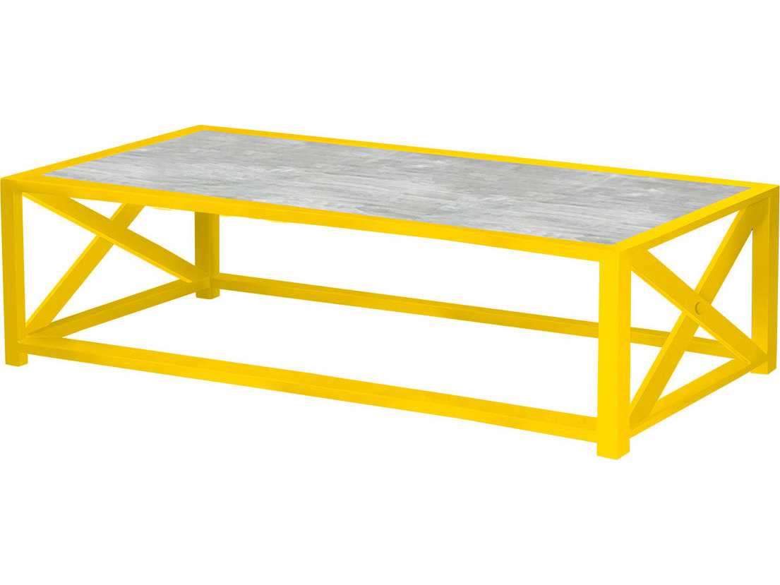 Decoscape Dynasty Aluminum Rectangular Coffee Table