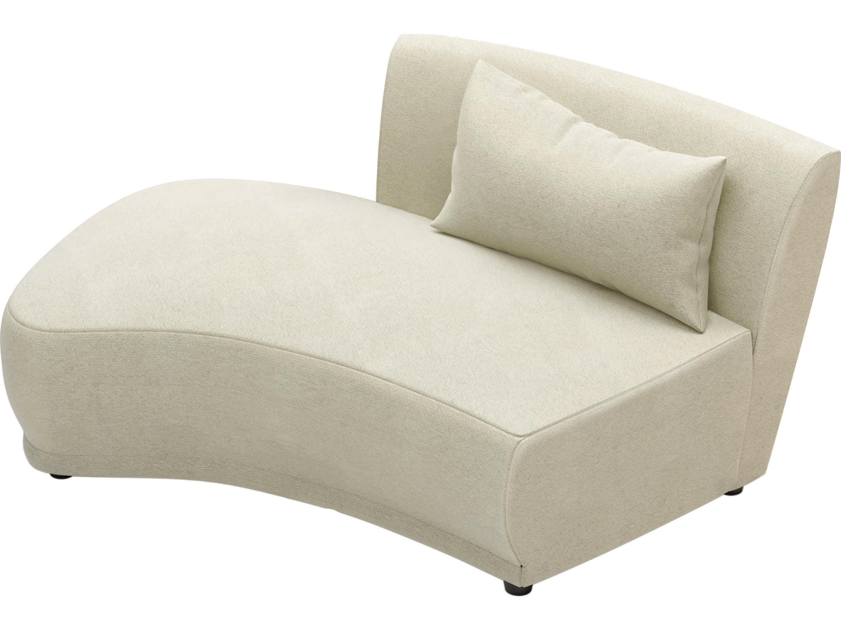 Seasonal Living Fizz Sunbelievable™ Cove Pearl Grand Royal Modular Patio Loveseat With Left Side Bumper