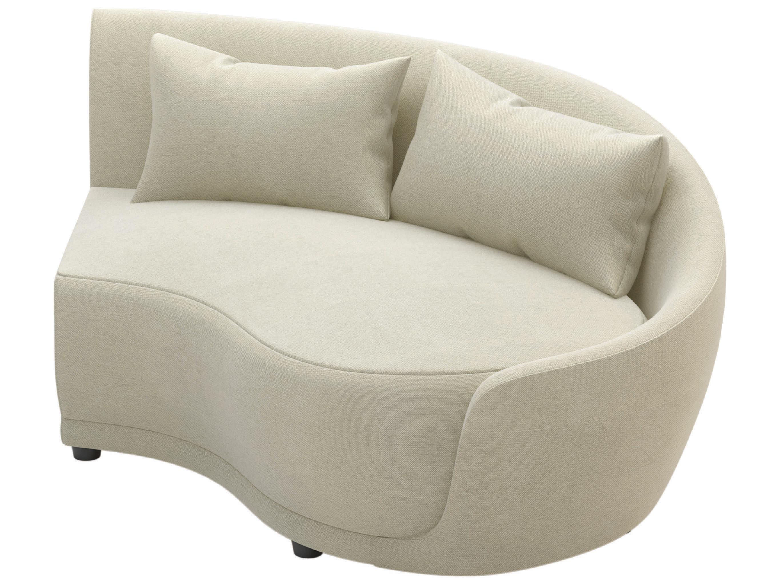 Seasonal Living Fizz Sunbelievable™ Cove Pearl Grand Royal Right Arm Outdoor Loveseat