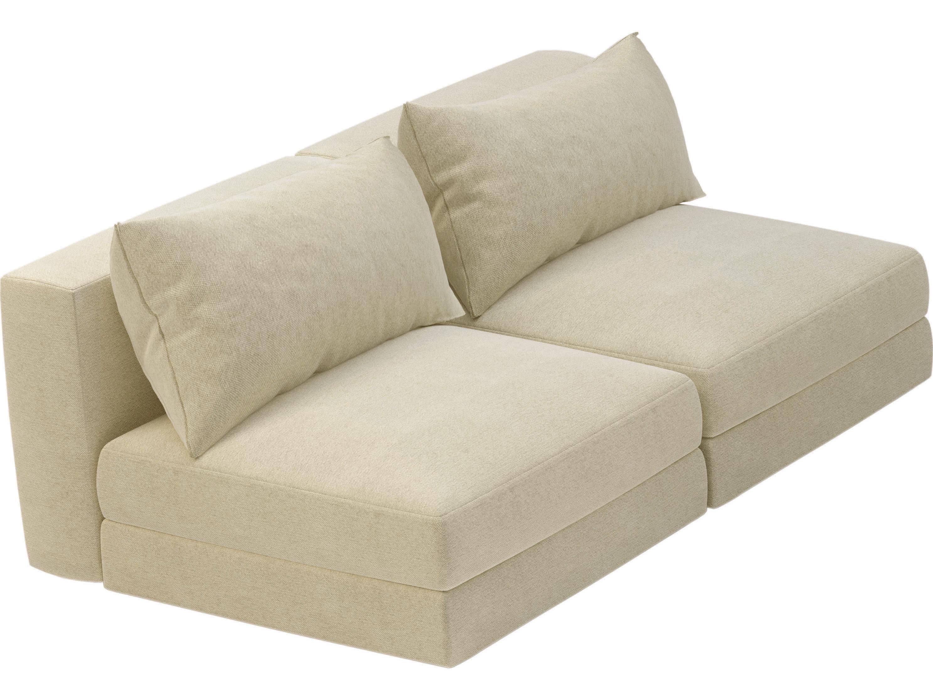 Seasonal Living Fizz Sunbelievable™ Cove Pearl Julep Modular Outdoor Loveseat