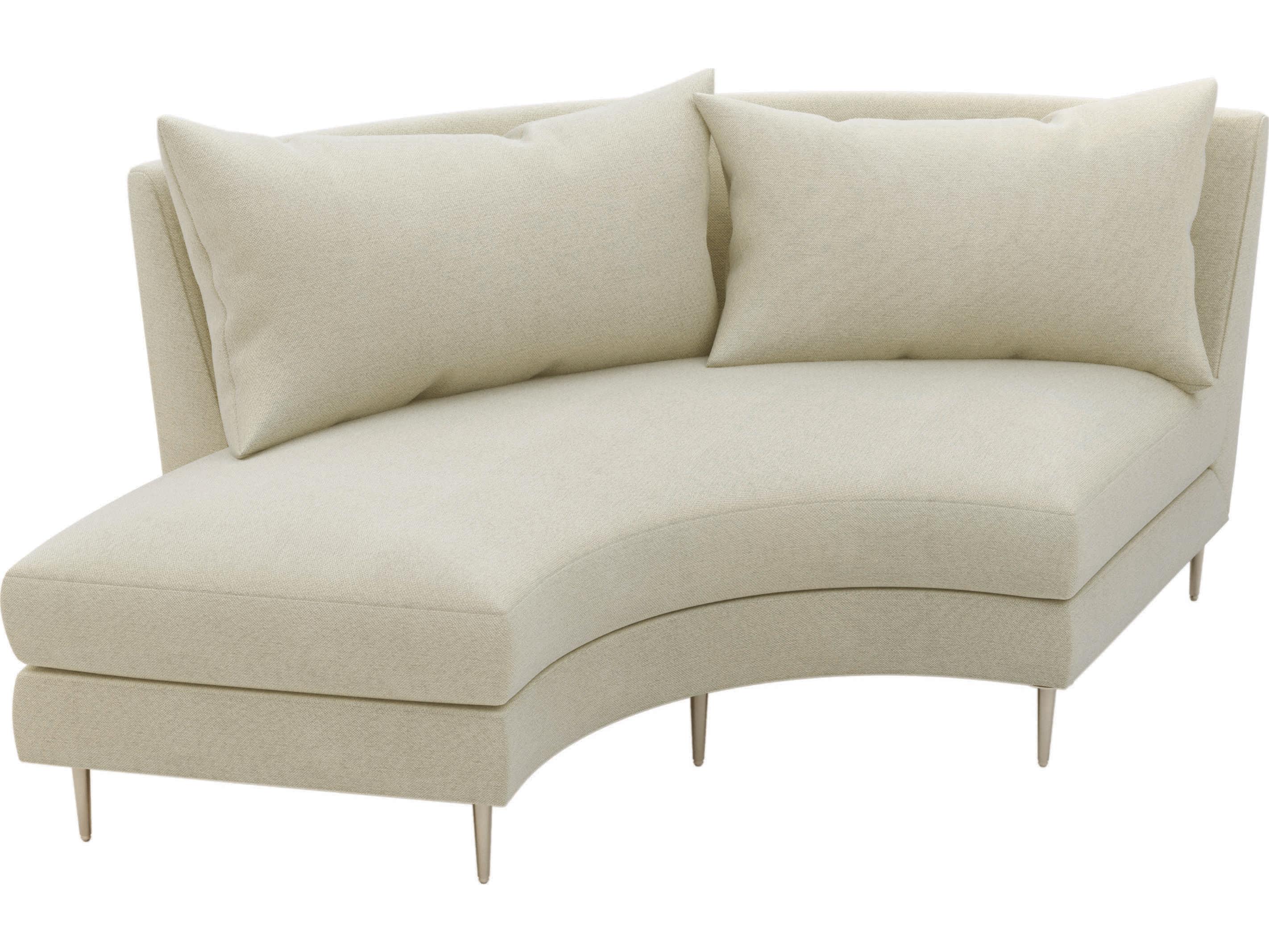 Seasonal Living Fizz Sunbelievable™ Cove Pearl Mimosa Tropicale Left Side Modular Patio Sofa With Bumper