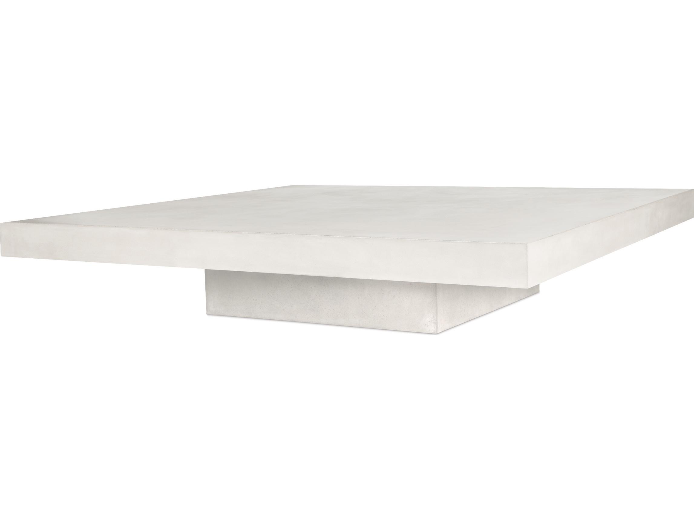 Seasonal Living Perpetual Ivory White Lima Square Outdoor Coffee Table