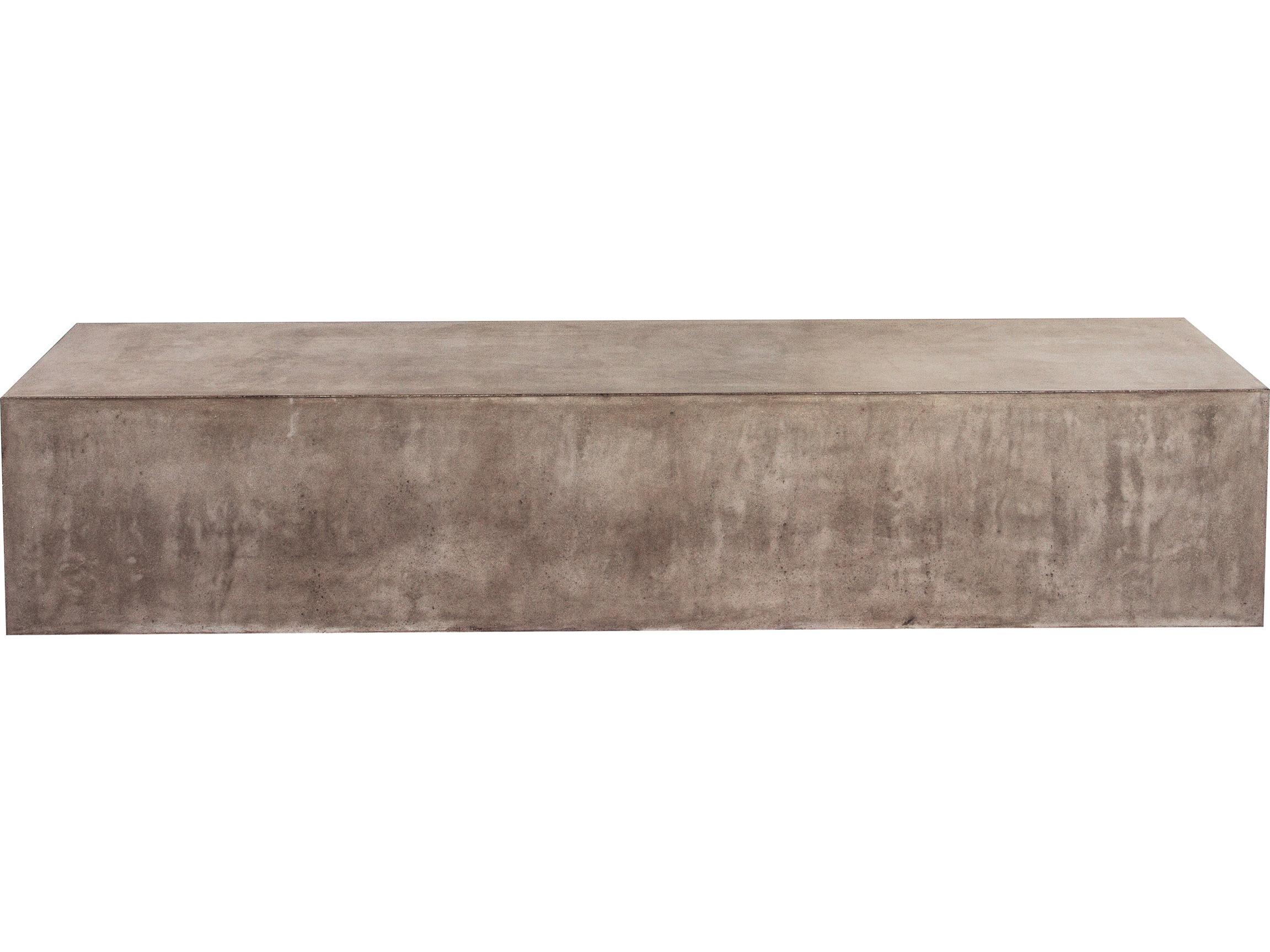 Seasonal Living Perpetual Slate Grey The Monolith Outdoor Bench