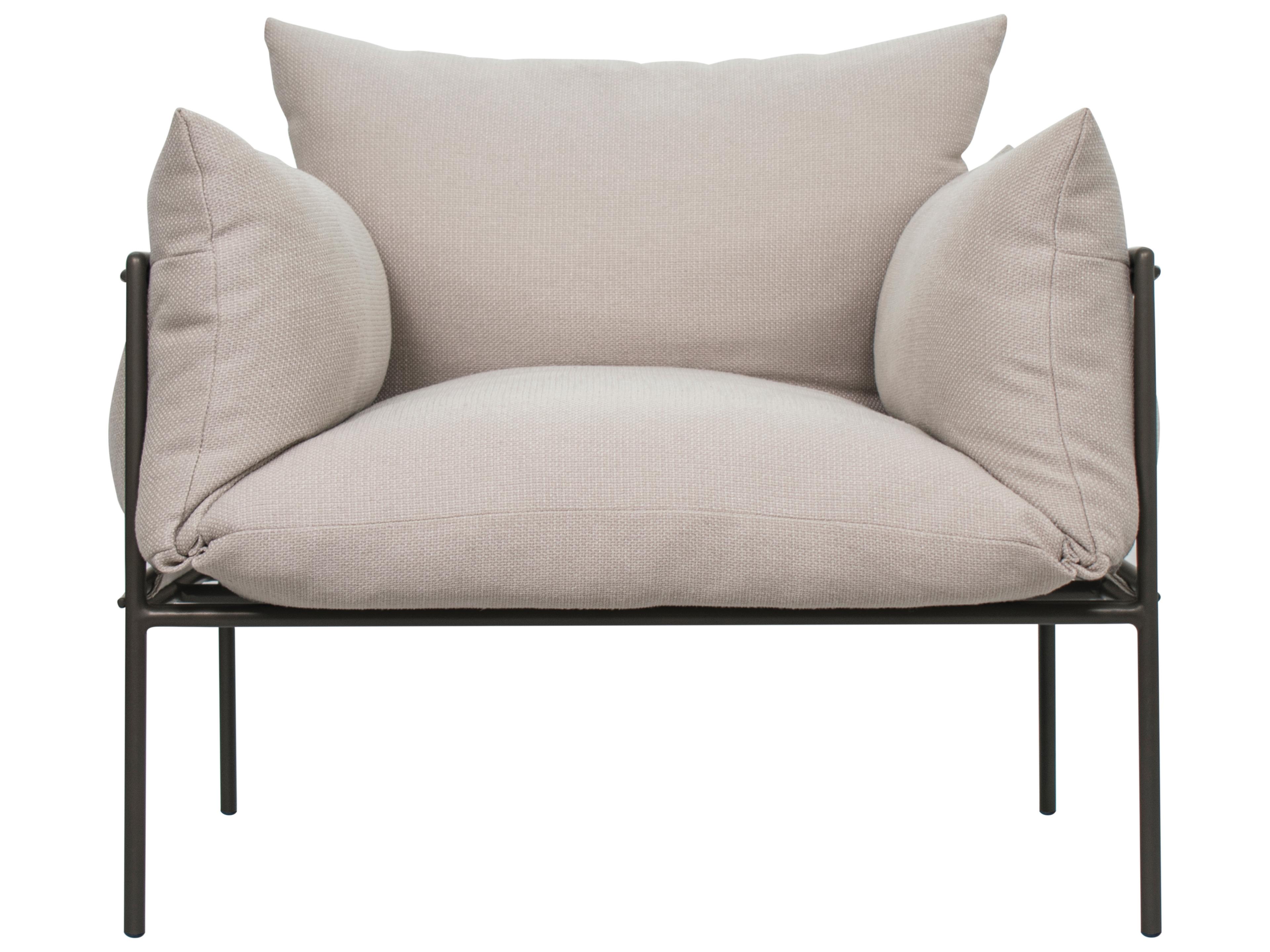 Seasonal Living Archipelago Aluminum Carrion Wheat Hebrides Patio Lounge Chair