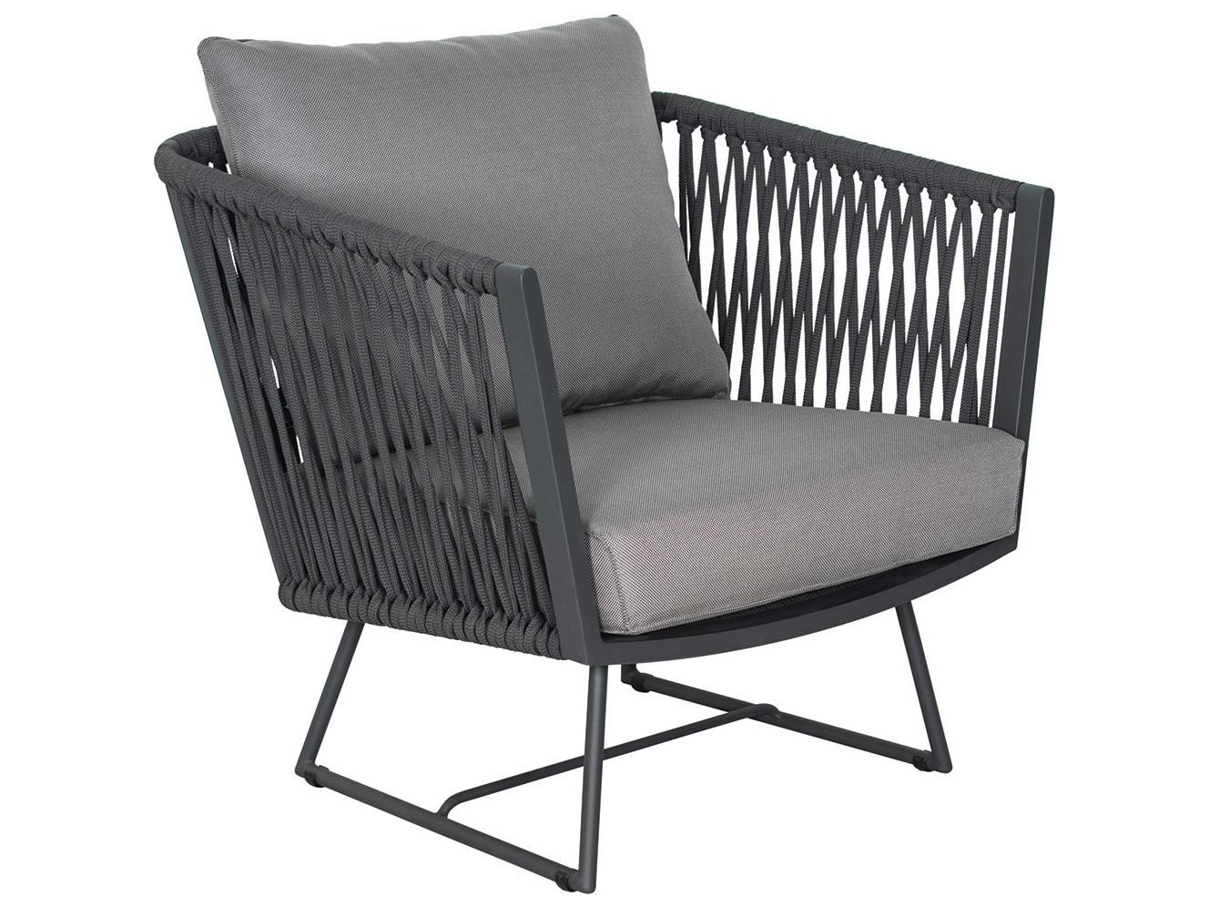 Seasonal Living Archipelago Aluminum Dark Gray Orion Outdoor Lounge Chair