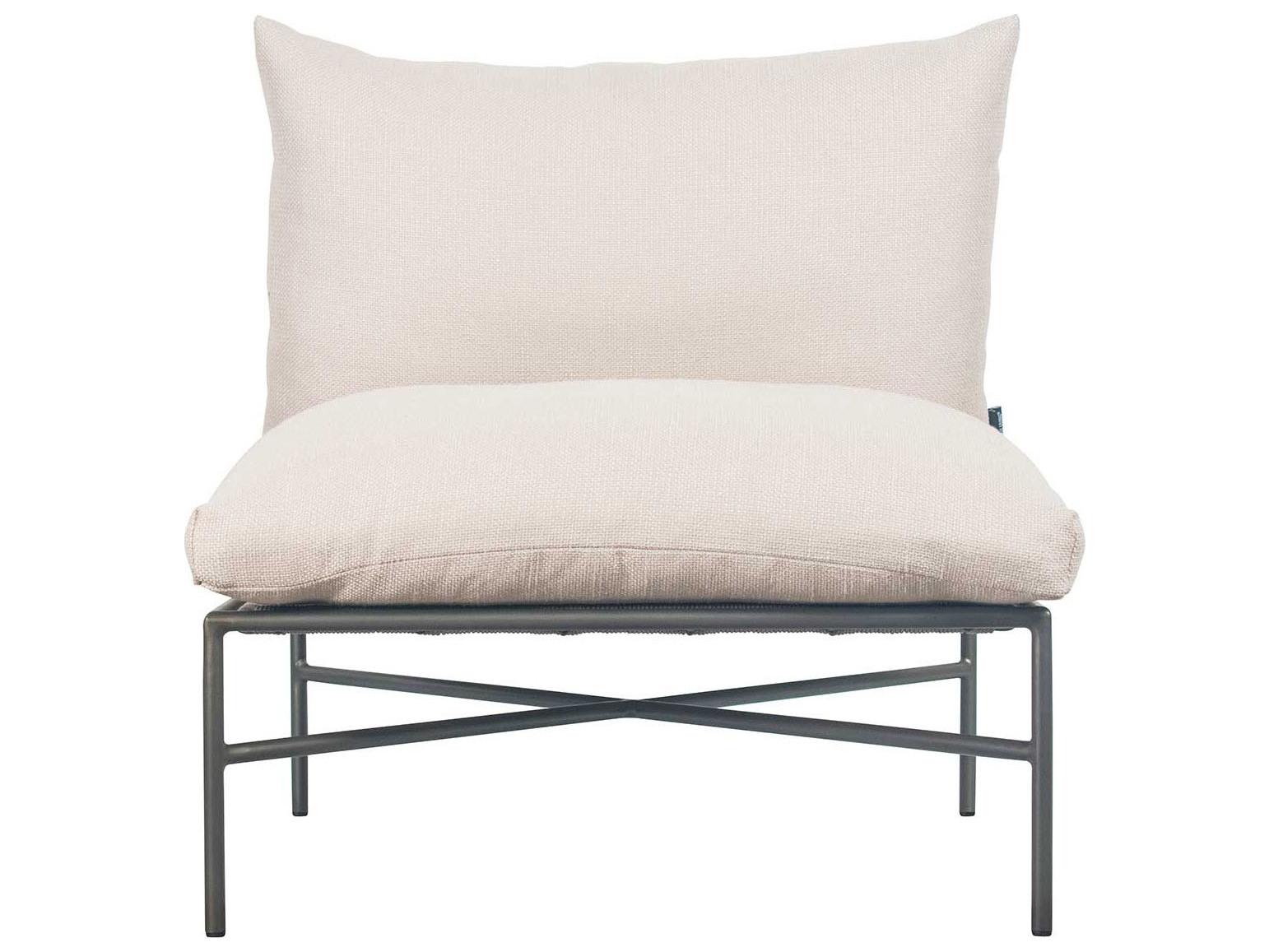 Seasonal Living Archipelago Javanese Nut Brown powder-coated aluminum Outdoor Patio Lounge Chair