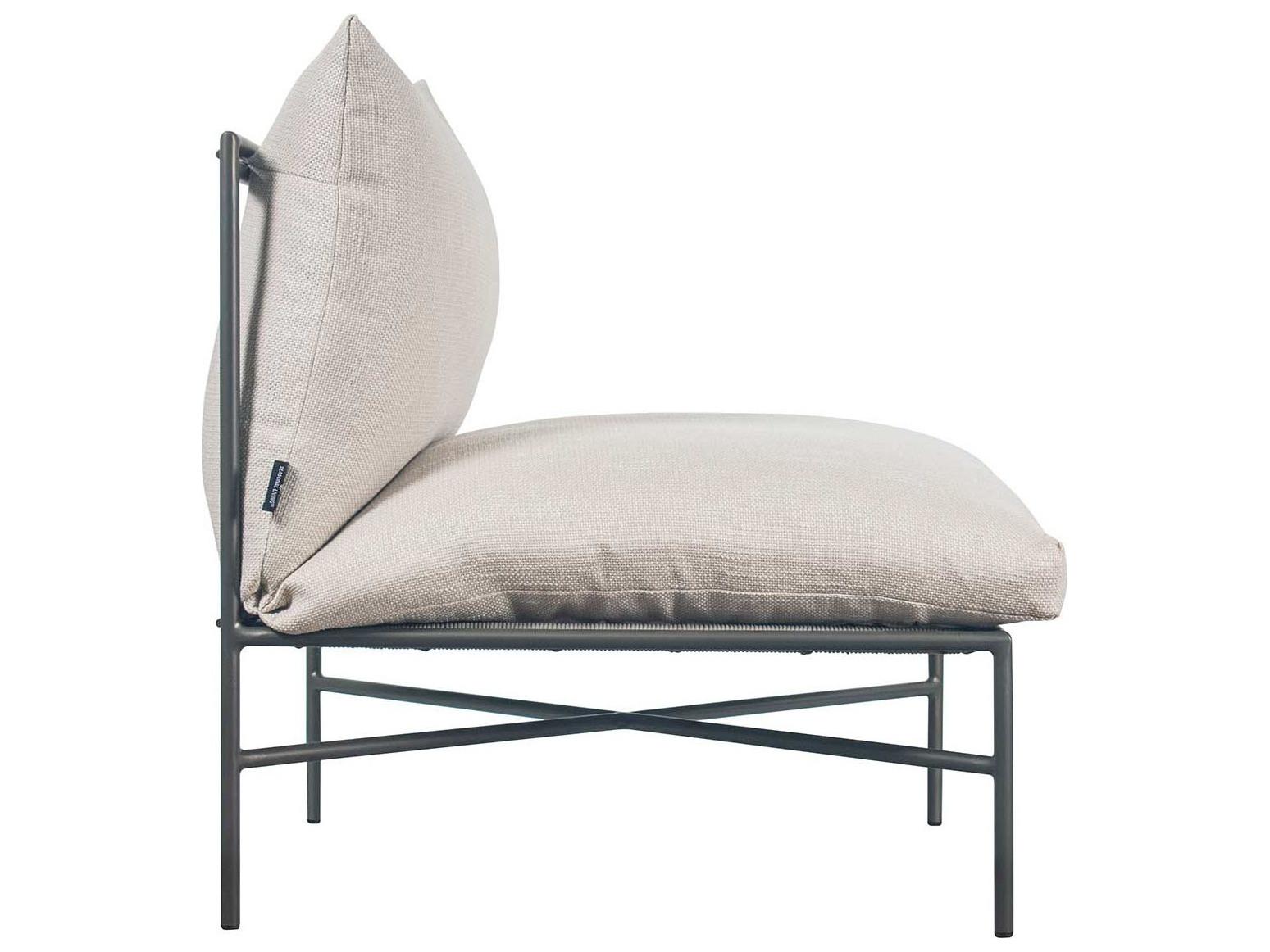 Seasonal Living Archipelago Javanese Nut Brown powder-coated aluminum Outdoor Patio Lounge Chair