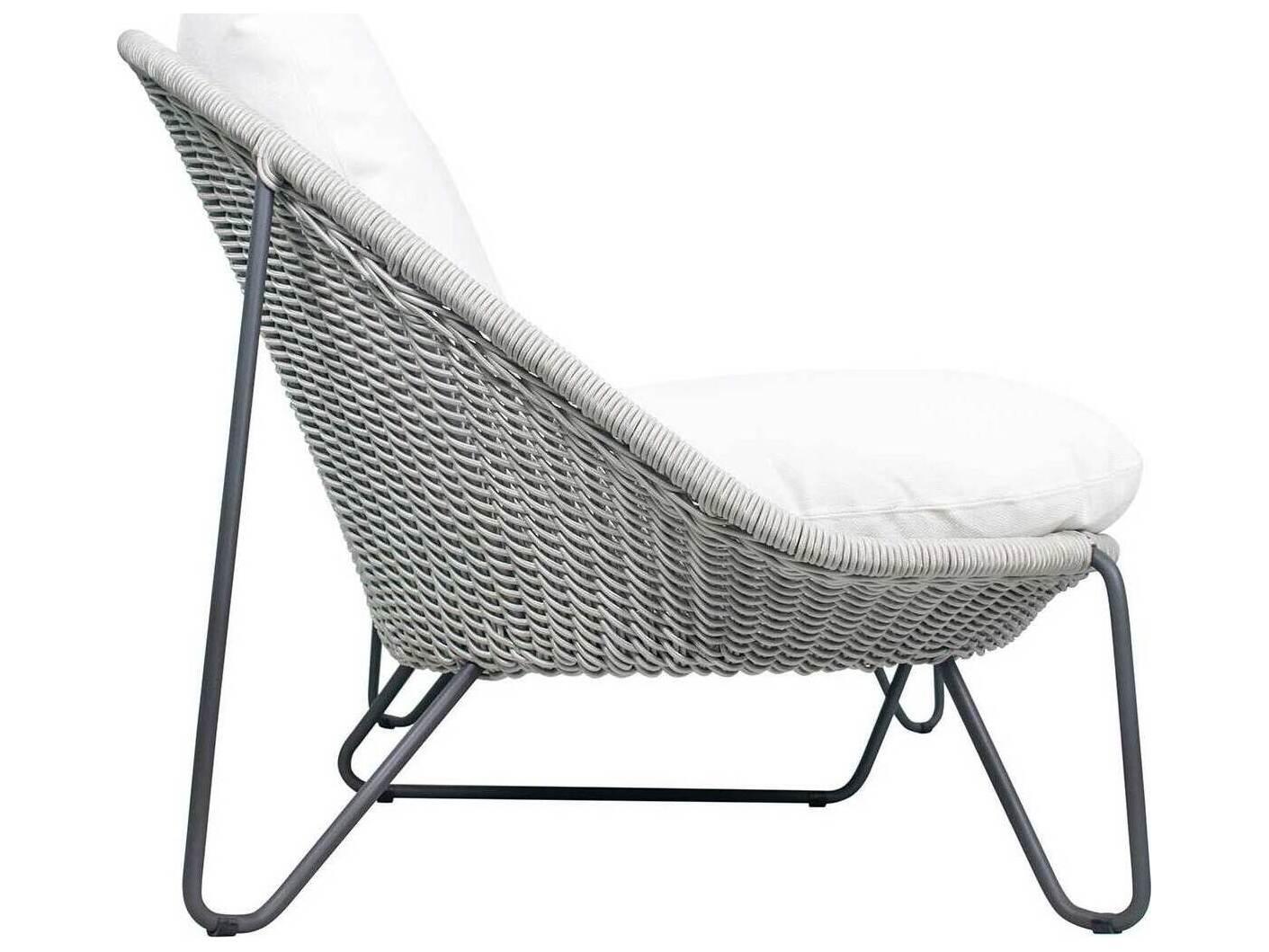 Seasonal Living Archipelago Coconut White/Cardamom Taupe Steel Rope Weave Azores Outdoor Patio Sofa