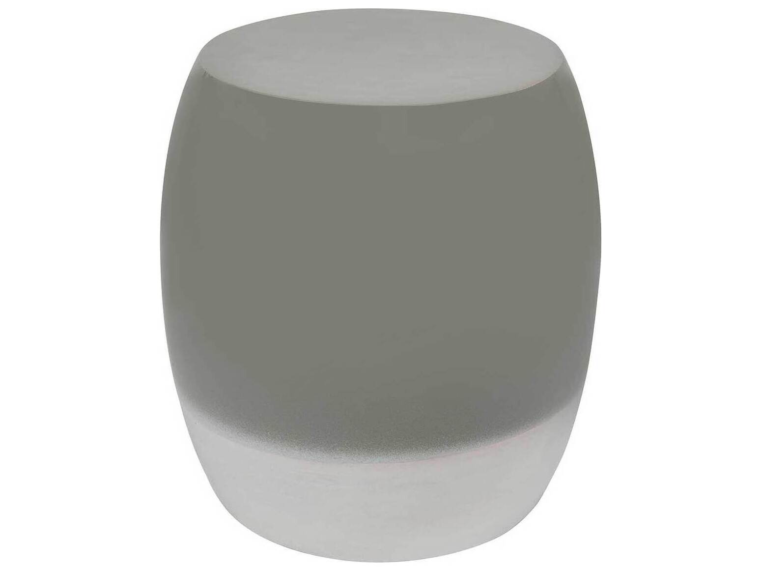 Seasonal Living Provenance Ceramic Sage Gloss/Mist Gloss Bud Stool / Round Accent Table