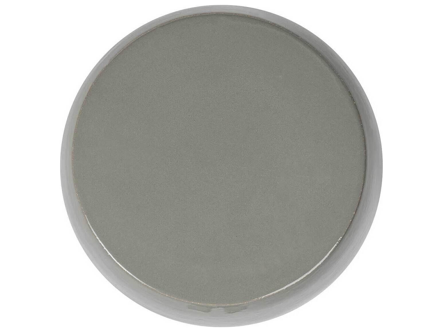 Seasonal Living Provenance Ceramic Sage Gloss/Mist Gloss Bud Stool / Round Accent Table