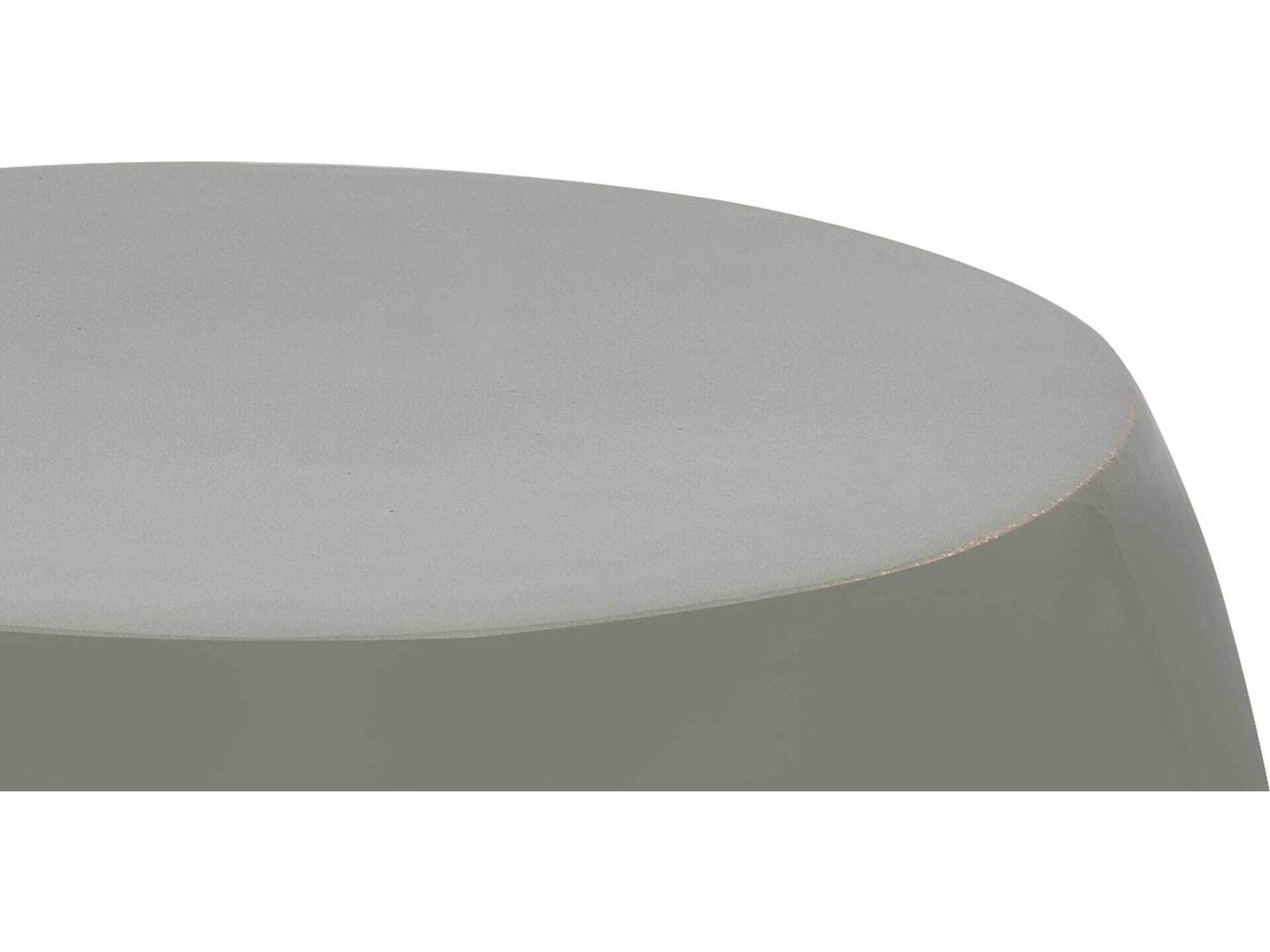 Seasonal Living Provenance Ceramic Sage Gloss/Mist Gloss Bud Stool / Round Accent Table