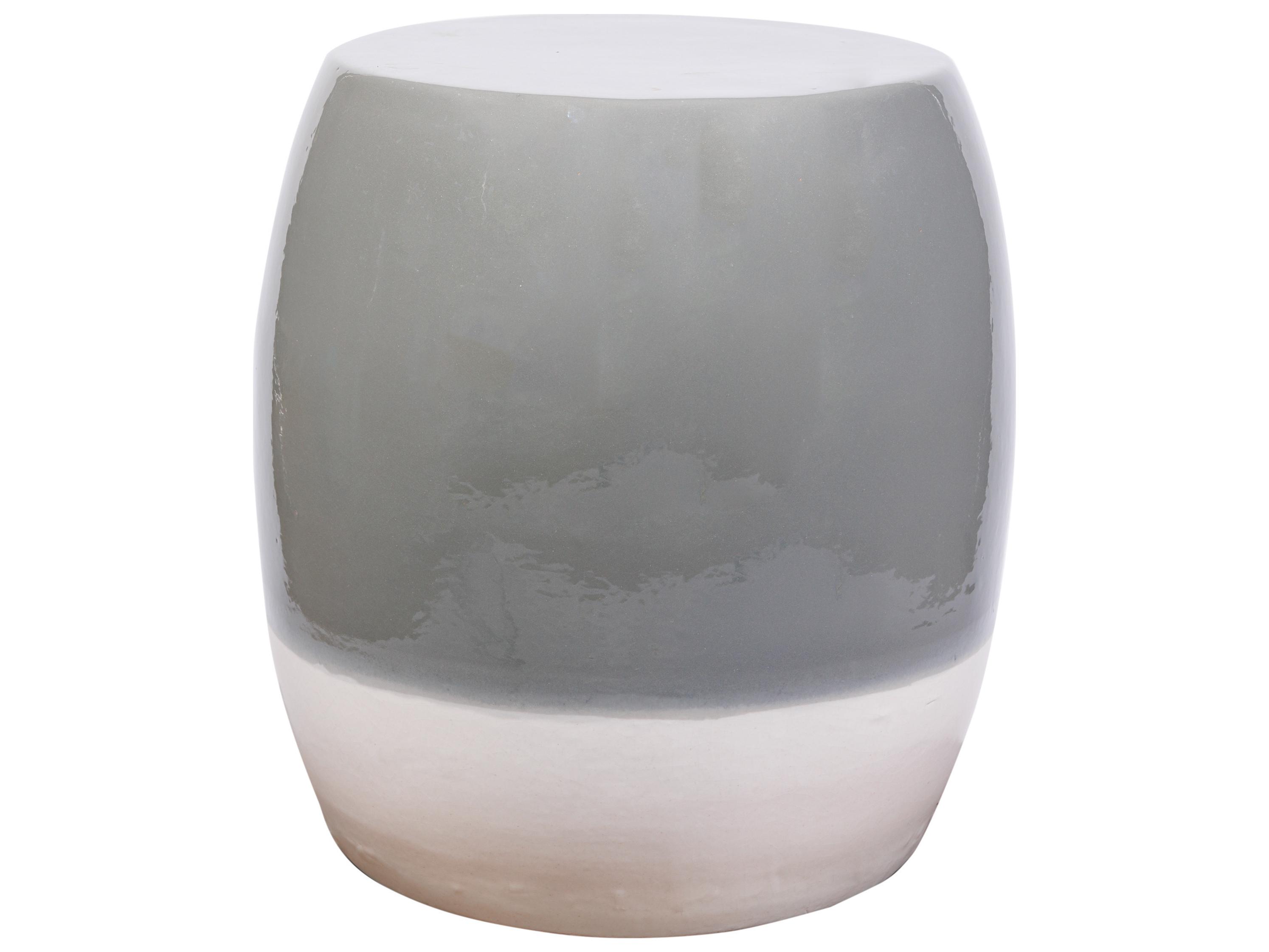 Seasonal Living Ceramics Sage Gloss Top | Linen Semi-gloss Base Ceramic Dining Chair