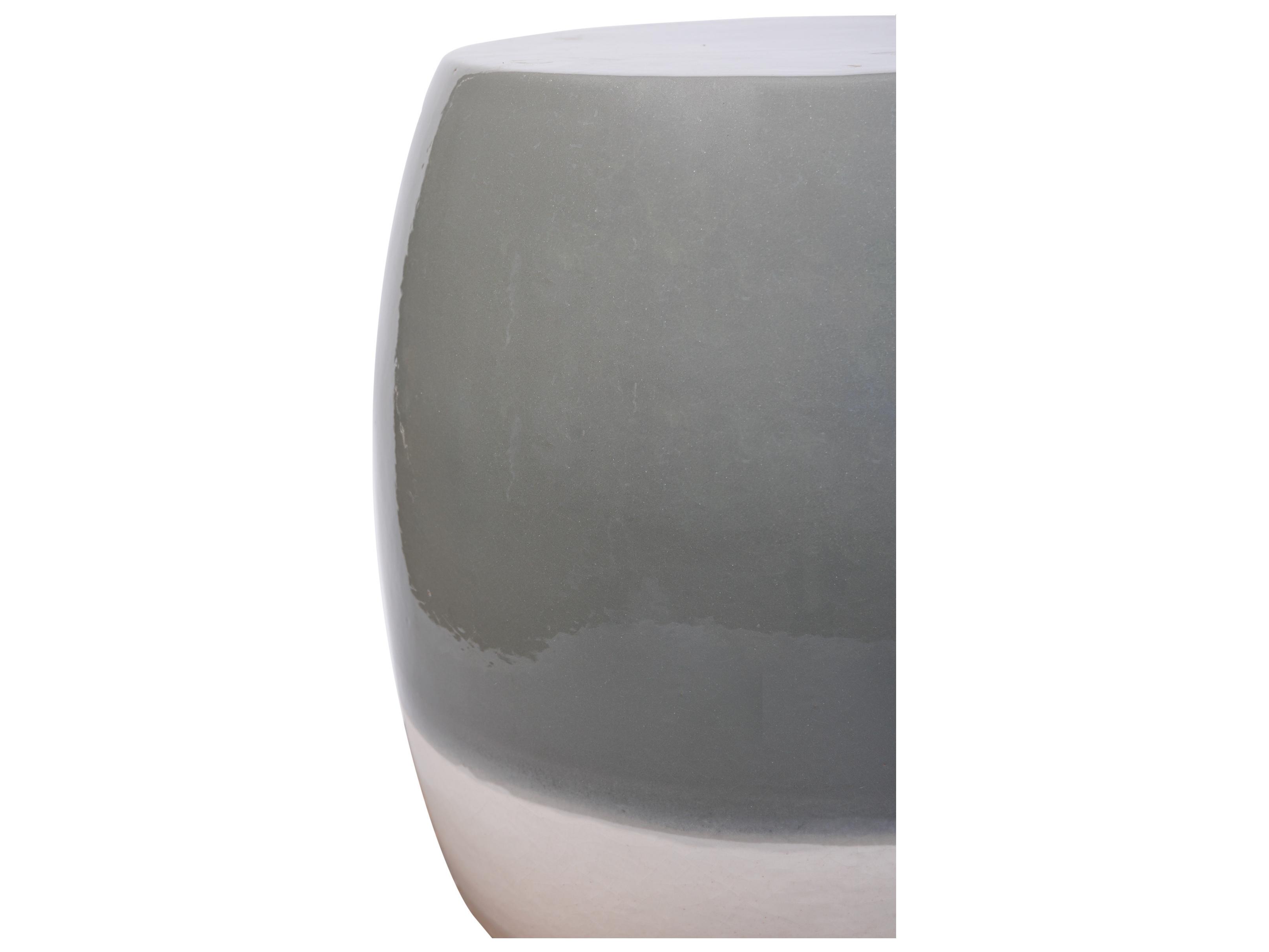 Seasonal Living Ceramics Sage Gloss Top | Linen Semi-gloss Base Ceramic Dining Chair