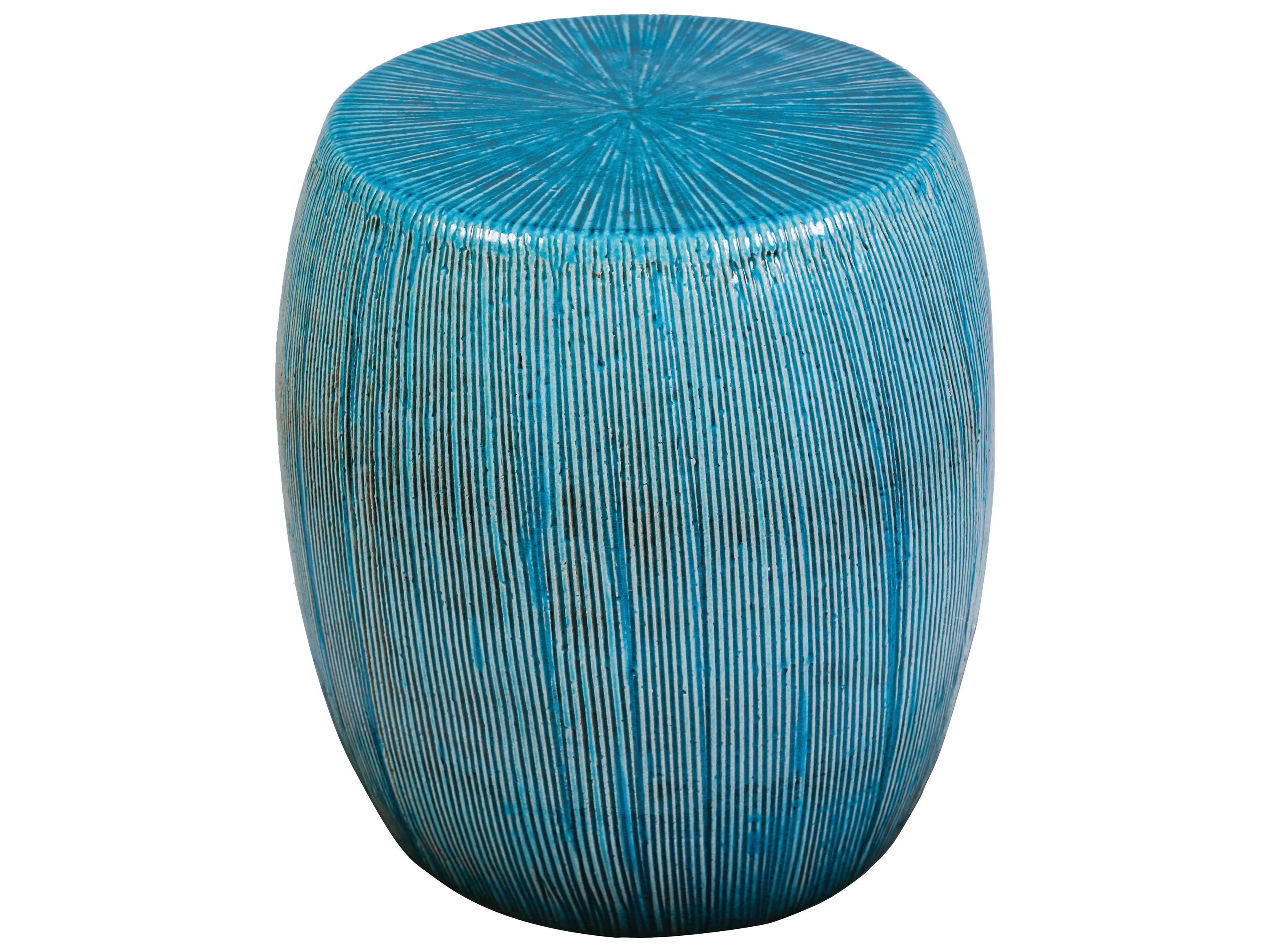 Seasonal Living Ceramics Aquamarine Texture Gloss Ceramic Dining Chair