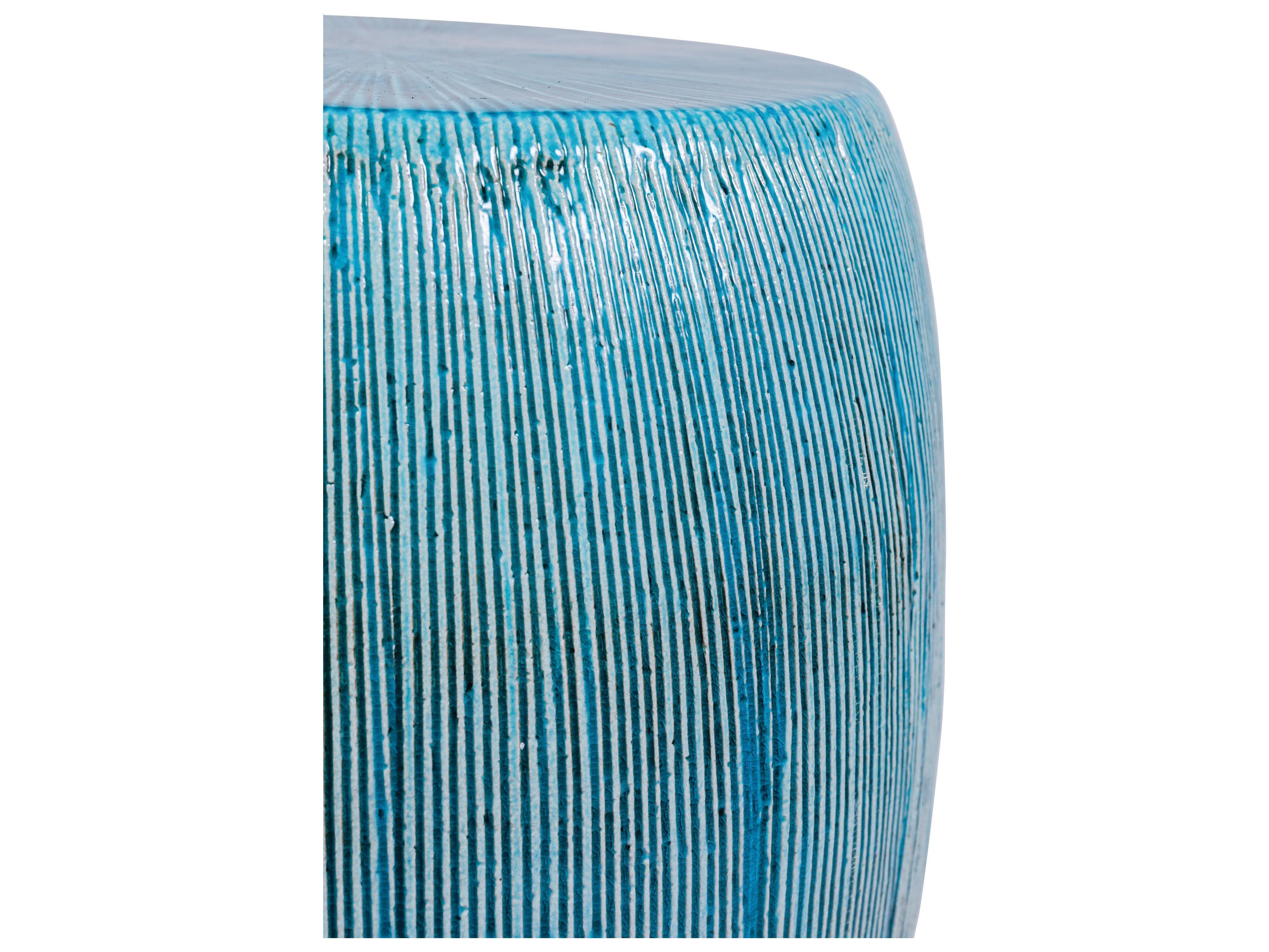 Seasonal Living Ceramics Aquamarine Texture Gloss Ceramic Dining Chair