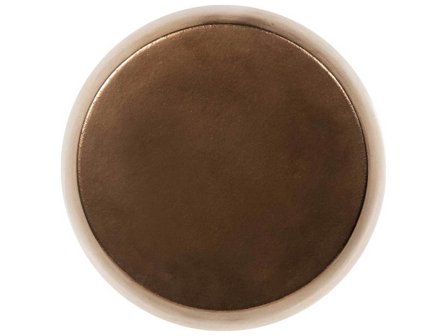 Seasonal Living Provenance Ceramic Ore Metallic Bud Stool / Round Accent Table