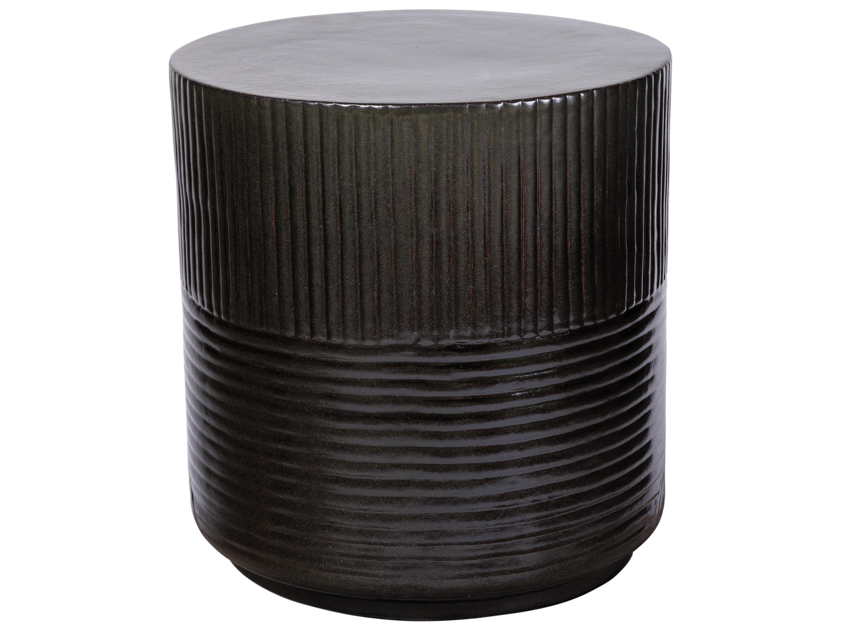 Seasonal Living Ceramics Iron Semi-gloss Ceramic Dining Chair