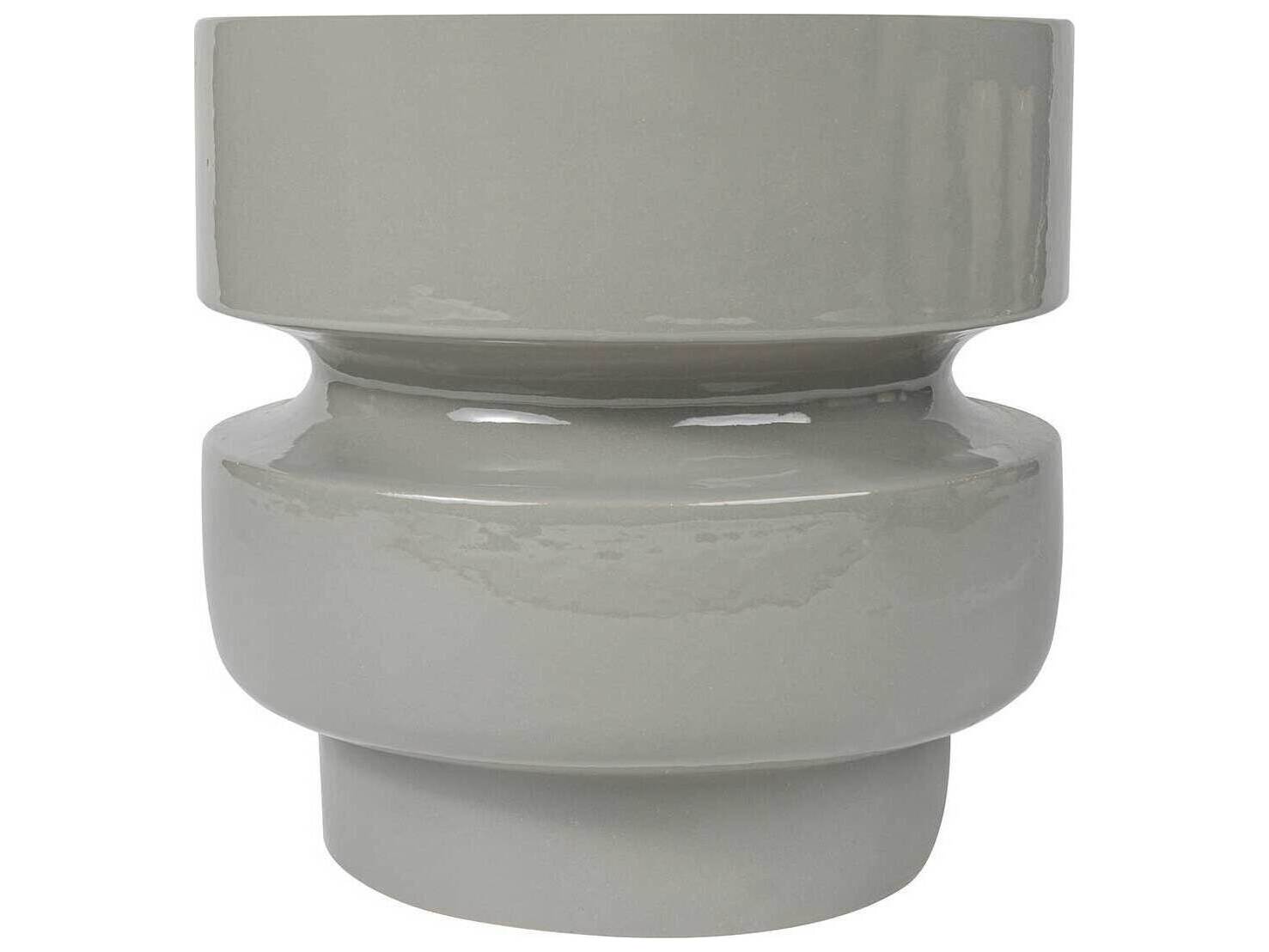 Seasonal Living Provenance Ceramic Sage Gloss Balance Stool/ Round Accent Table