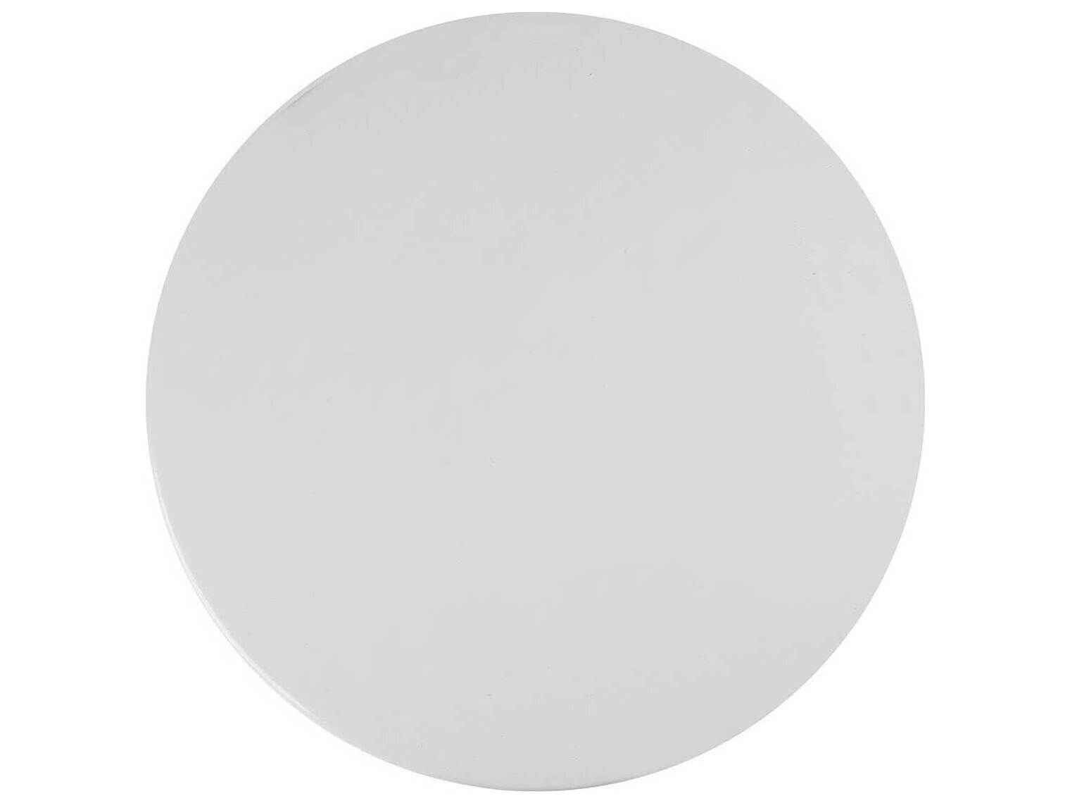 Seasonal Living Provenance Ceramic Linen Semigloss Balance Stool/ Round Accent Table