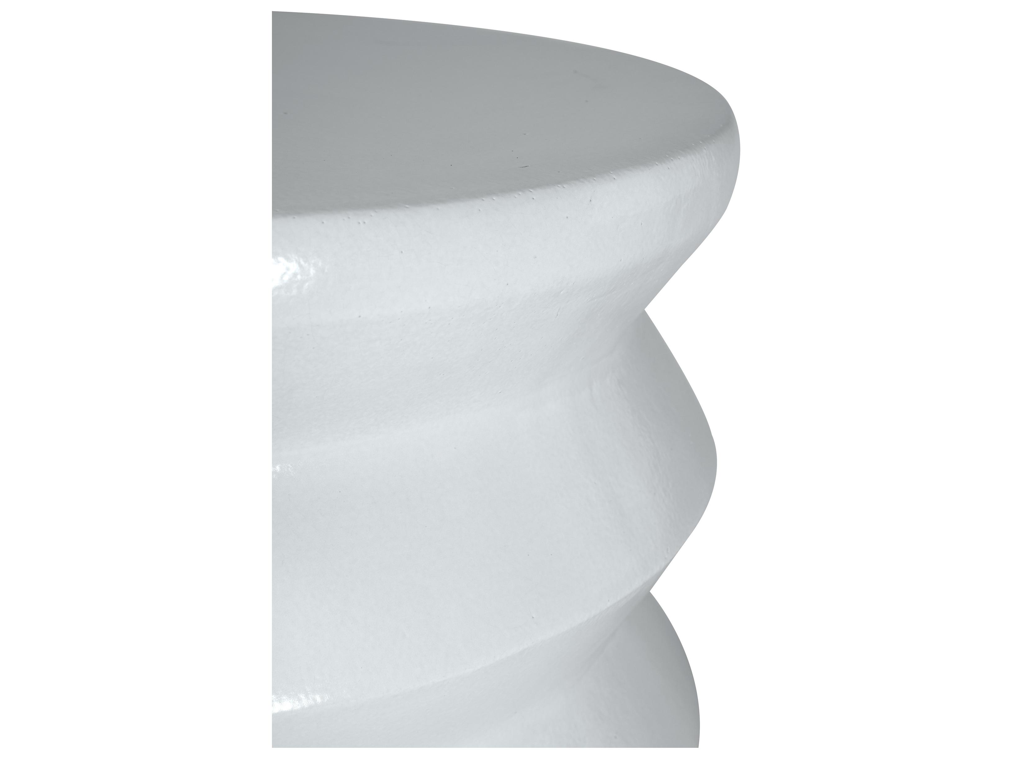 Seasonal Living Provenance Signature Ceramic Round Outdoor Patio End Table