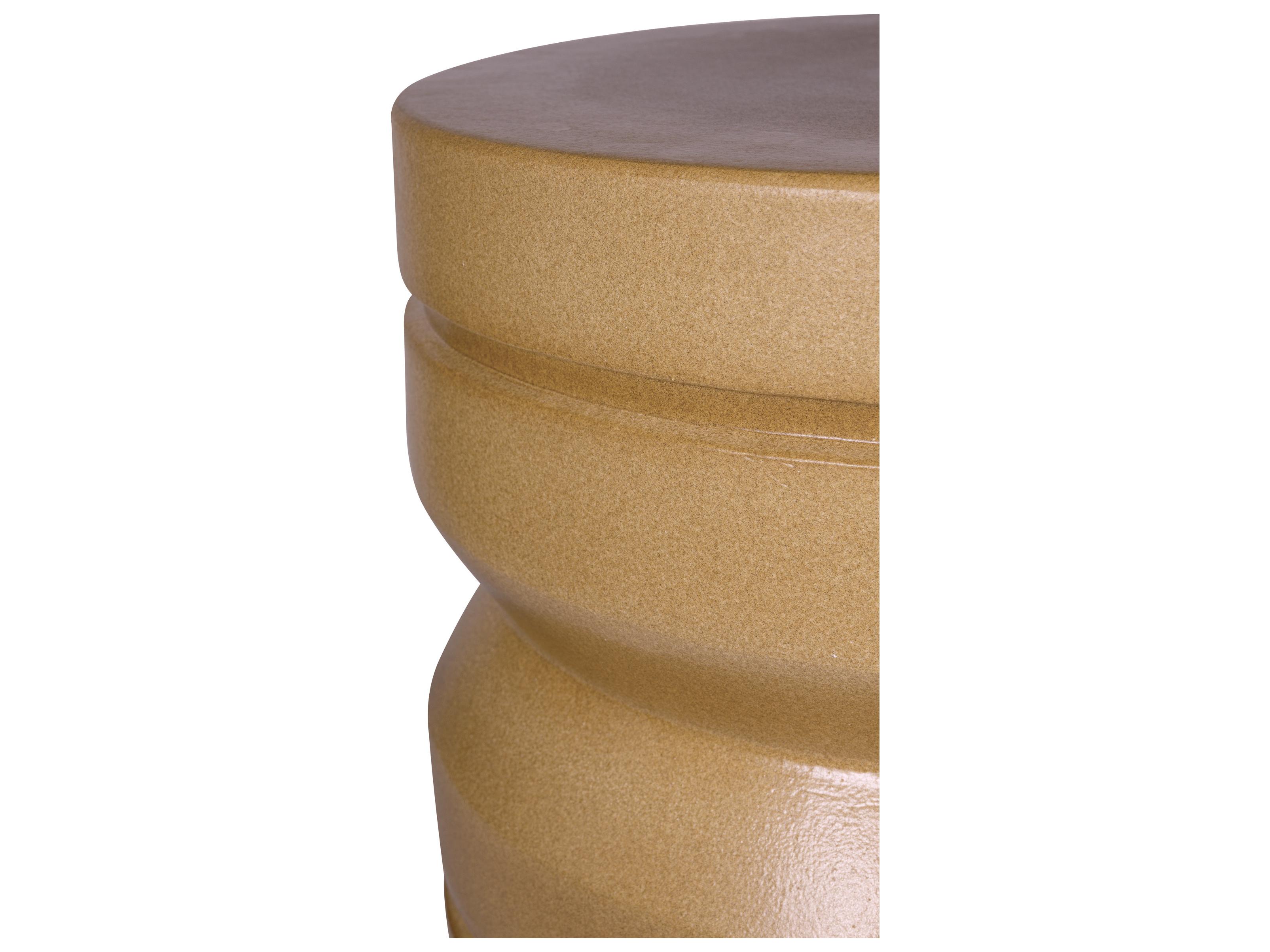 Seasonal Living Provenance Signature Ceramic Round Outdoor End Table