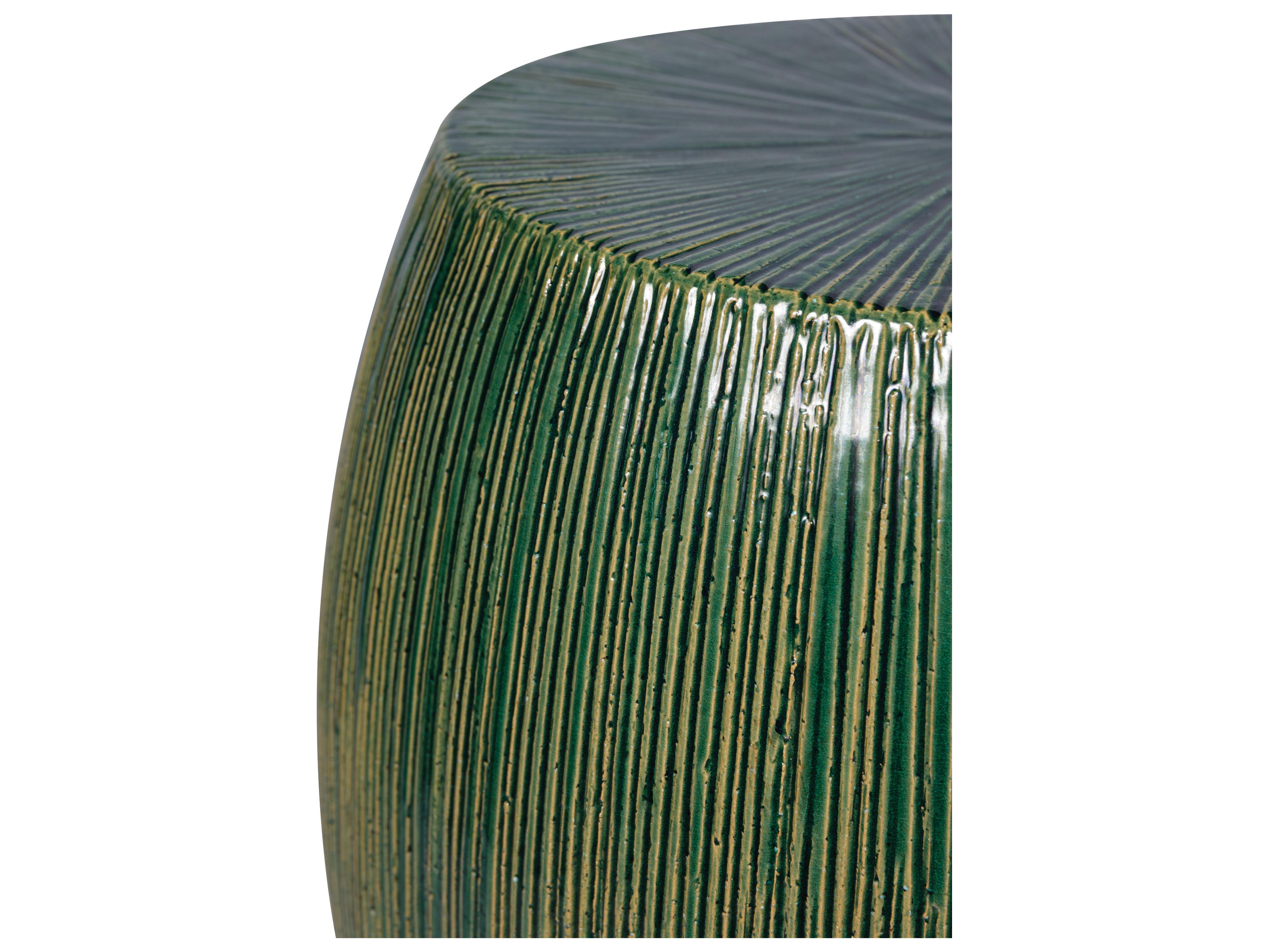 Seasonal Living Provenance Signature Ceramic Ottoman