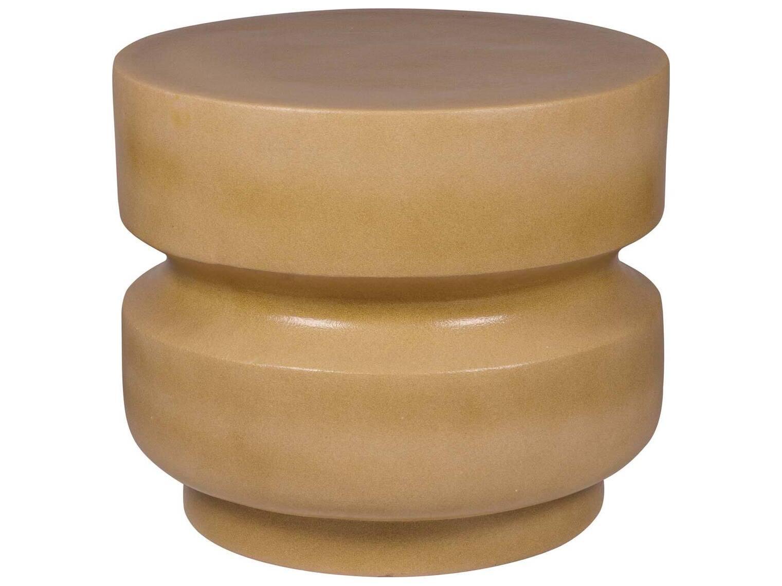 Seasonal Living Provenance Signature Ceramic Ottoman