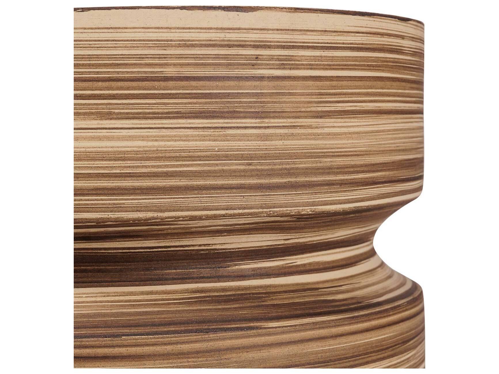 Seasonal Living Provenance Signature Ceramic Ottoman