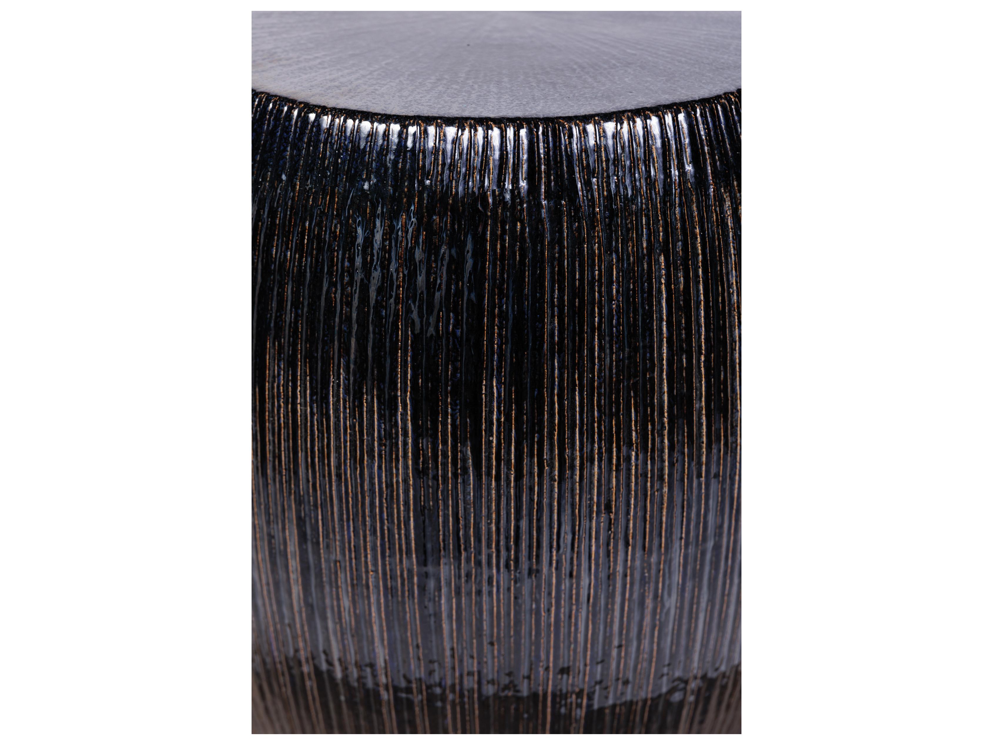 Seasonal Living Ceramics Smoke Semi-gloss Ceramic Dining Chair