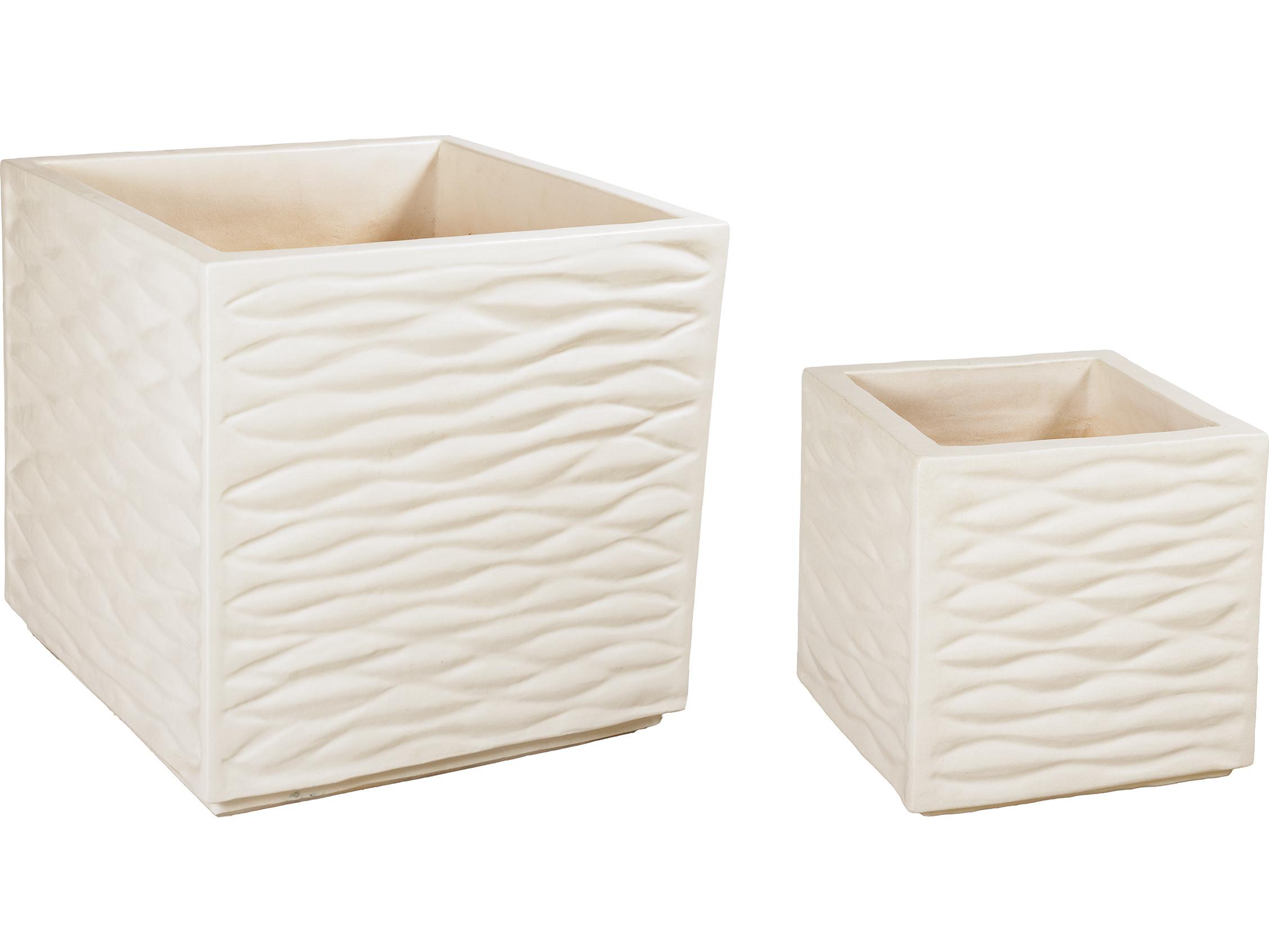 Seasonal Living Ceramics Linen Semi-gloss Planter